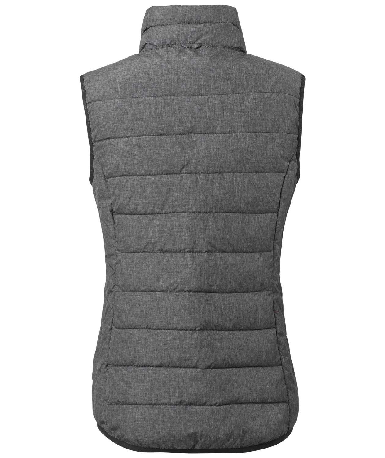 South West Alma quilted ﻿women's vest, Dark Heather Grey, large image number 2