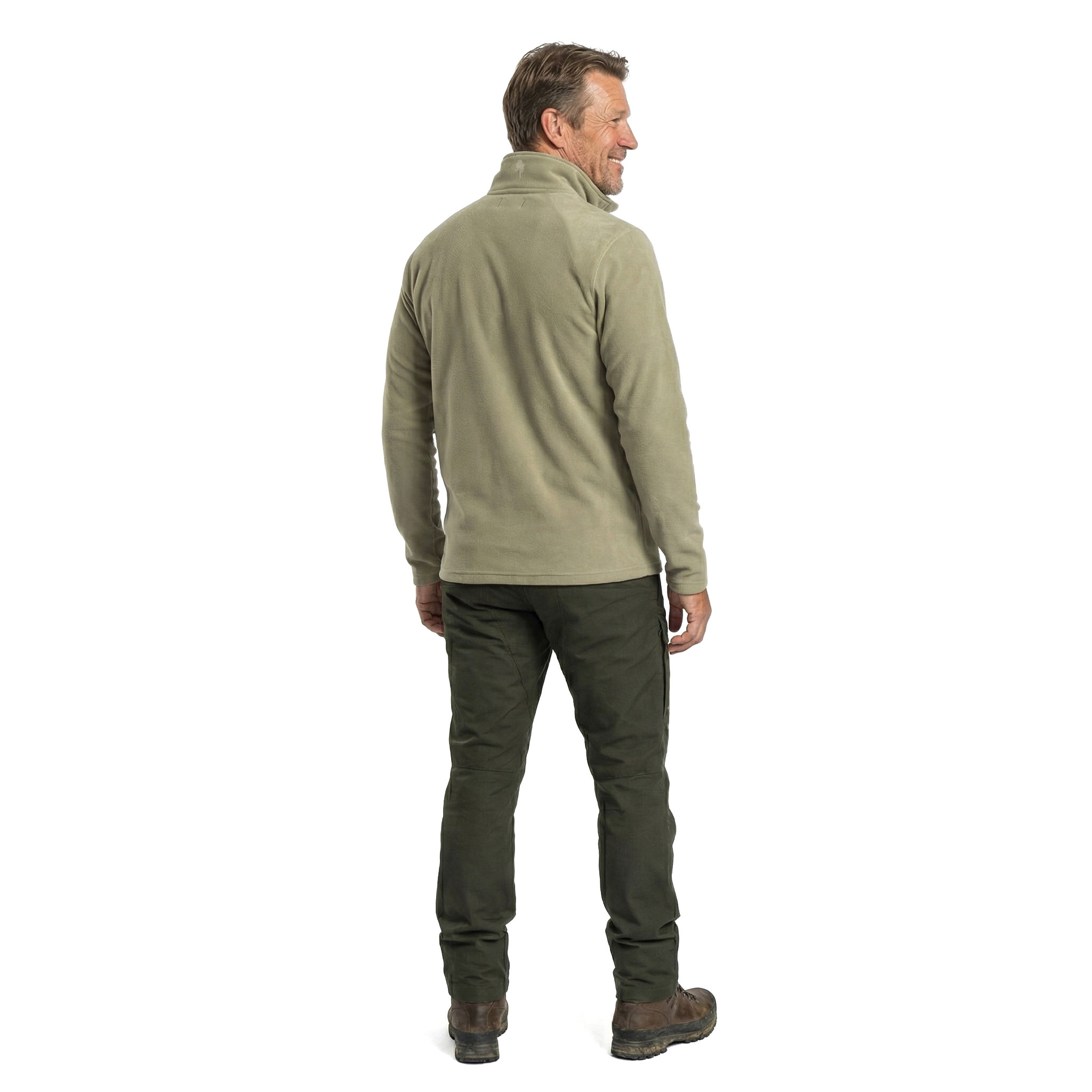 Pinewood Tiveden fleecetr&oslash;je, Mellem khaki, large image number 3