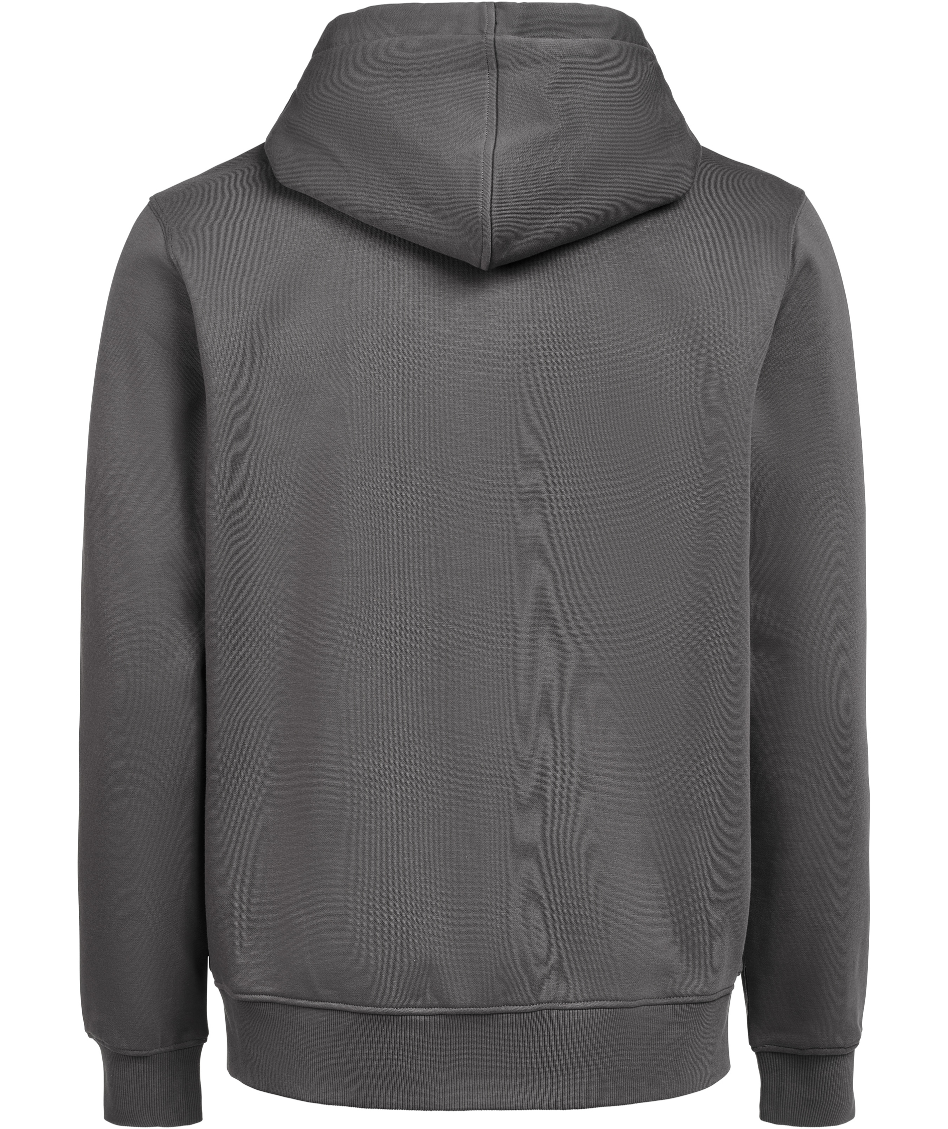 UM Regular fit hoodie with zipper, Charcoal