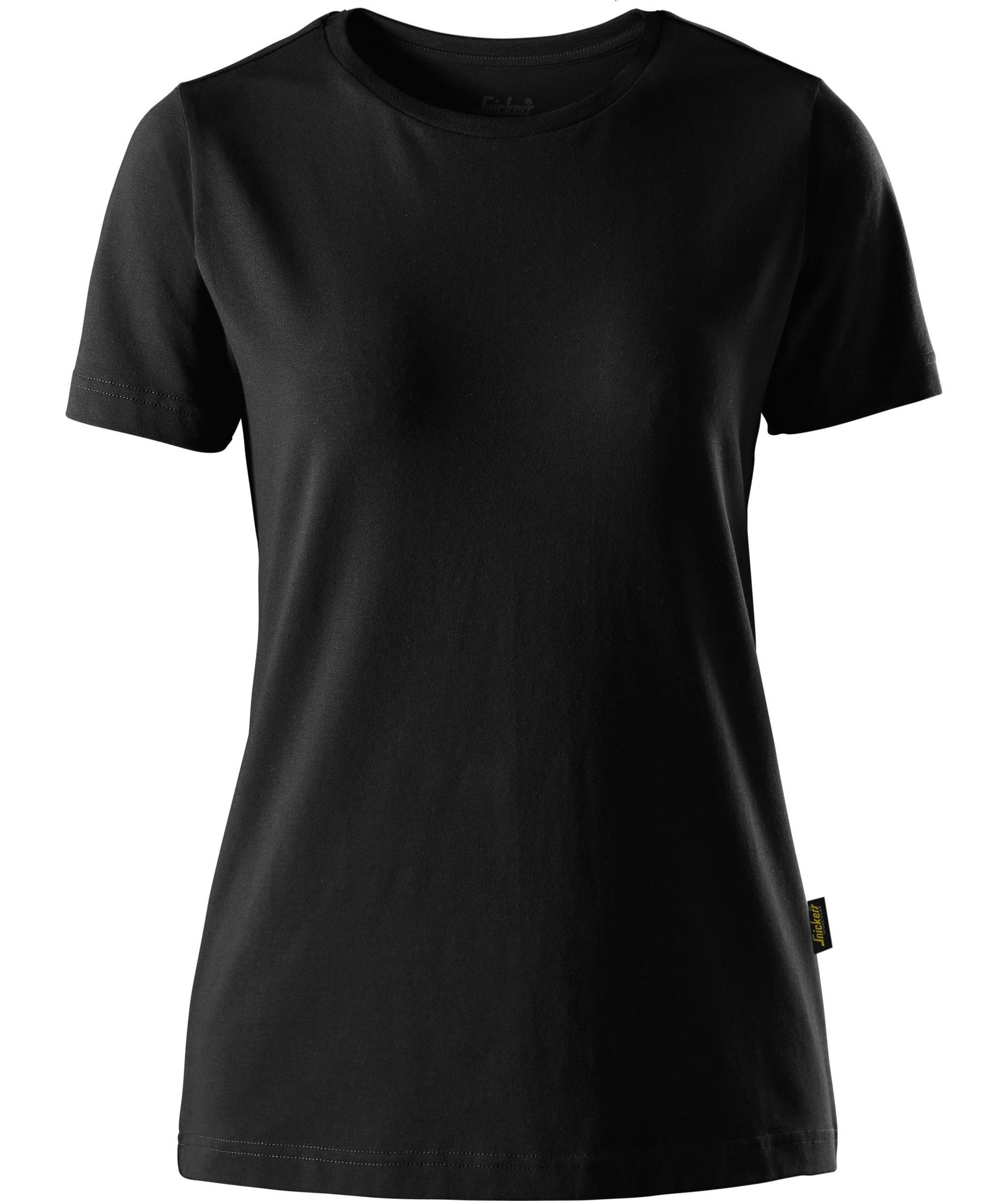 Snickers T-shirt 2547 dam, Black, Black, swatch