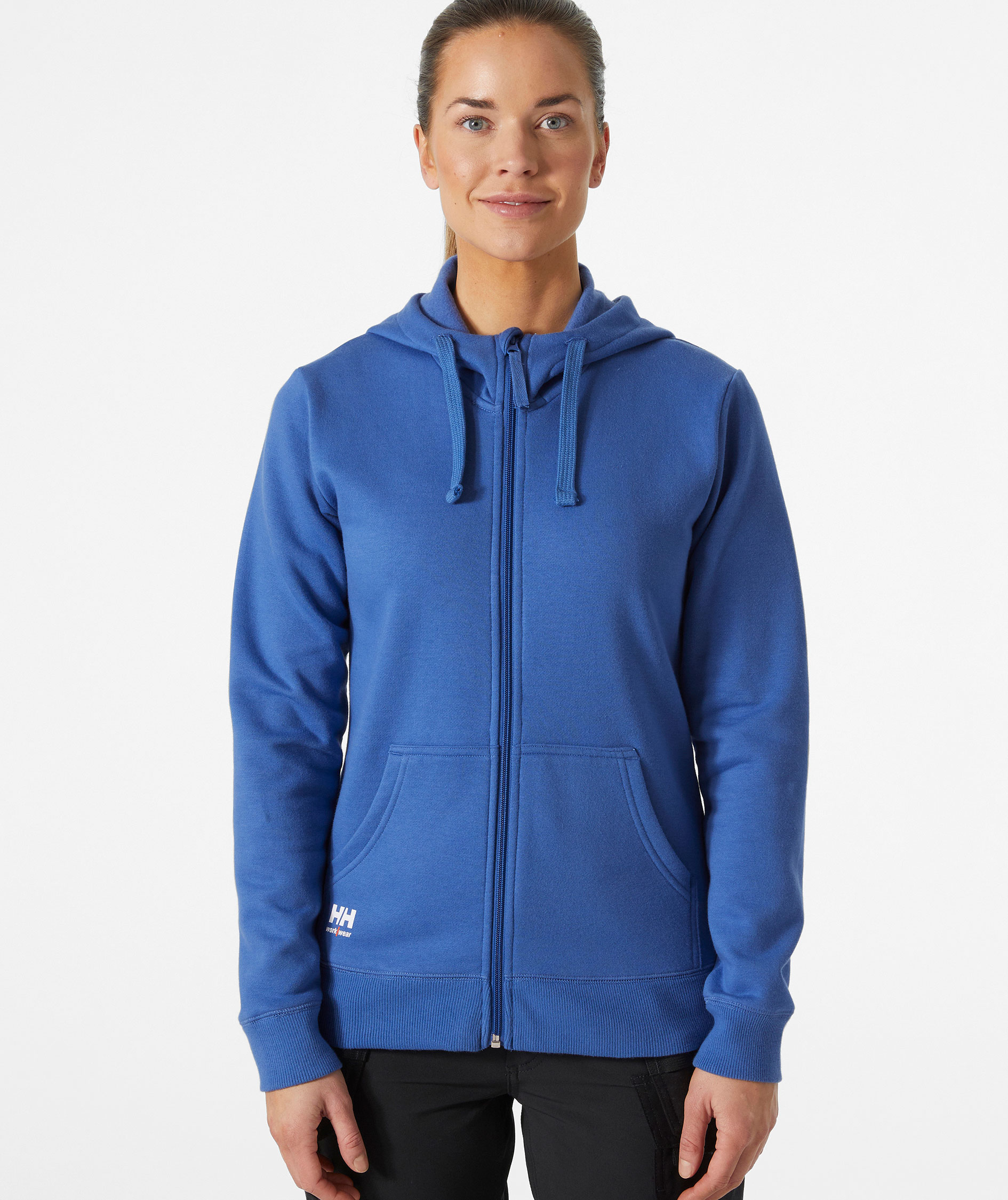 Helly Hansen Classic hoodie med dragkedja dam, Stone Blue