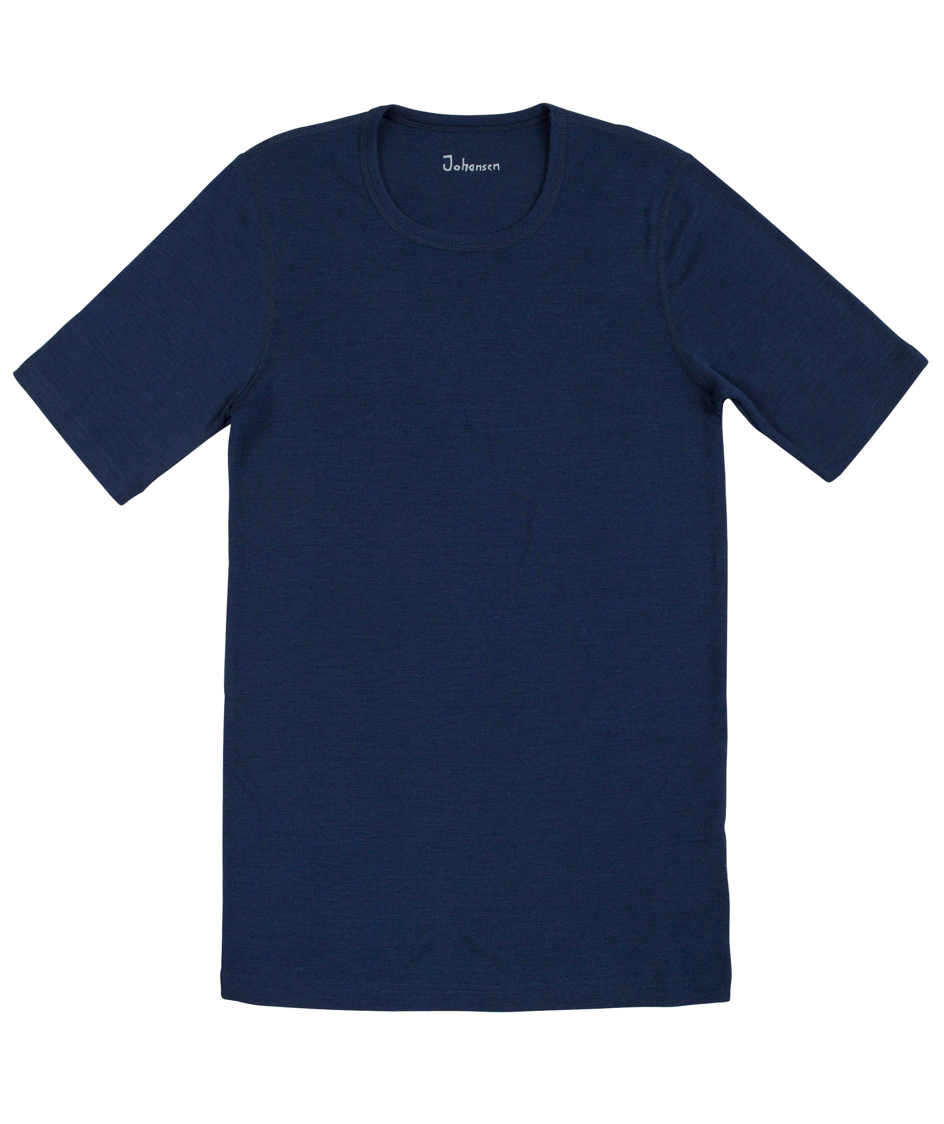 Joha Johansen Christopher T-Shirt mit Merinowolle, Marine, Marine, swatch