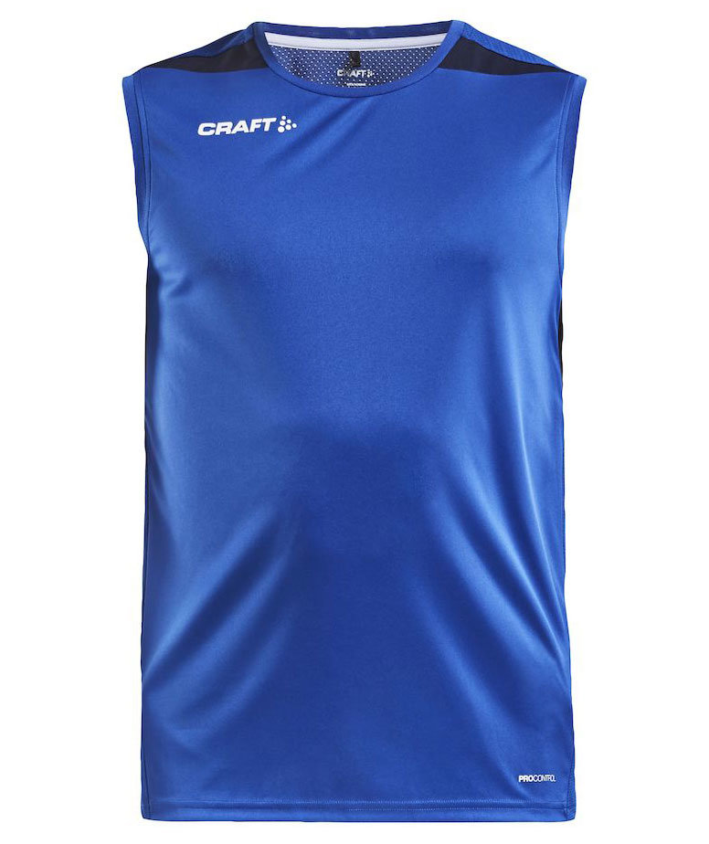 Craft Pro Control Impact tank top, Navy/Club cobolt