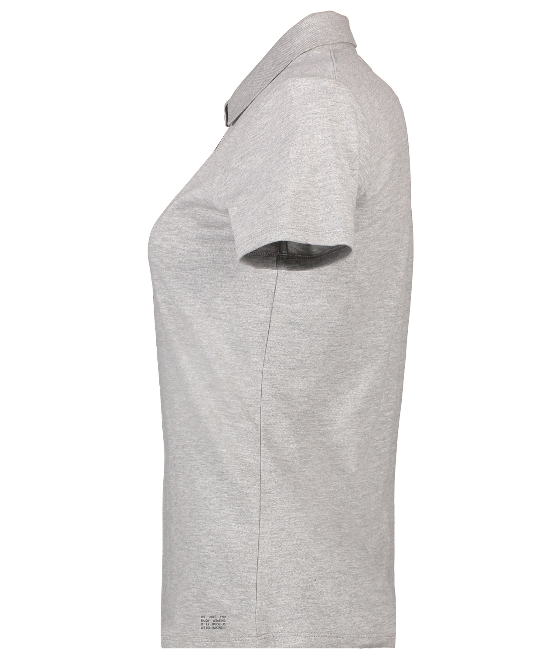 Seven Seas dame Polo T-skjorte, Light Grey Melange, large image number 3