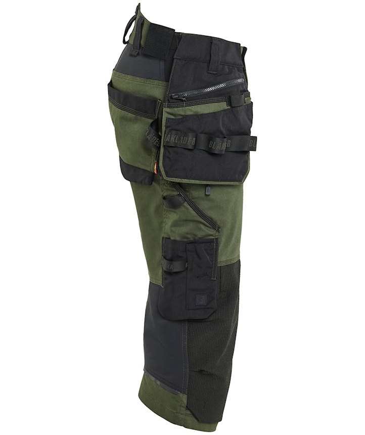 Bl&aring;kl&auml;der Striker craftsman knickers, Forest green/black, large image number 2