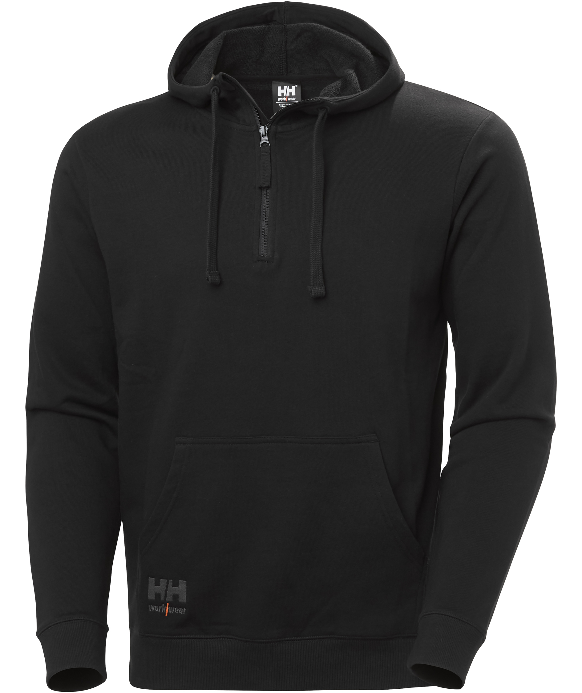 Helly Hansen Essential half zip hoodie, Black