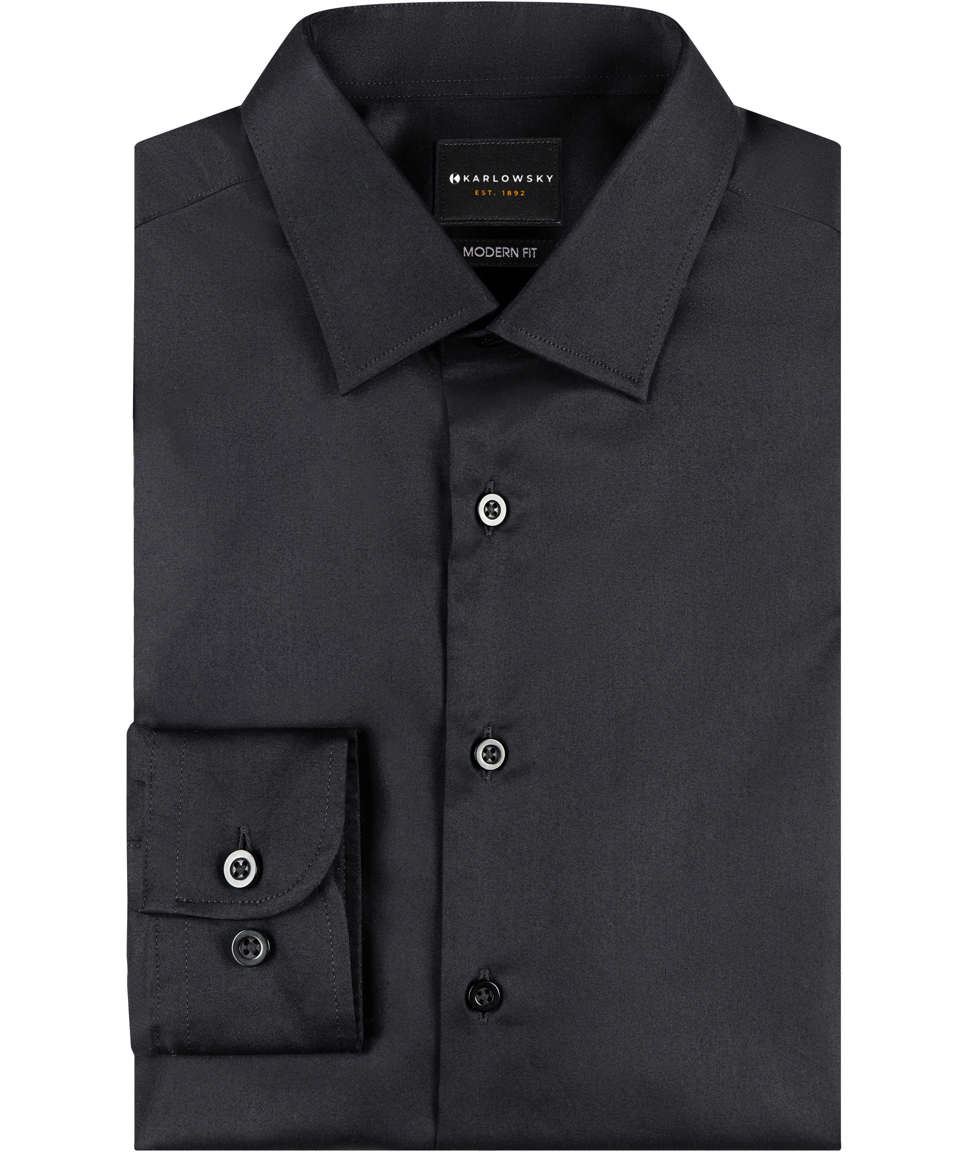 Karlowsky modern fit stretch women's shirt, Black, large image number 5