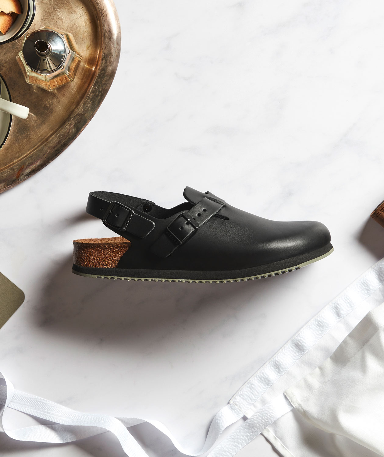 Birkenstock Tokio Supergrip Regular Fit sandaler, Svart