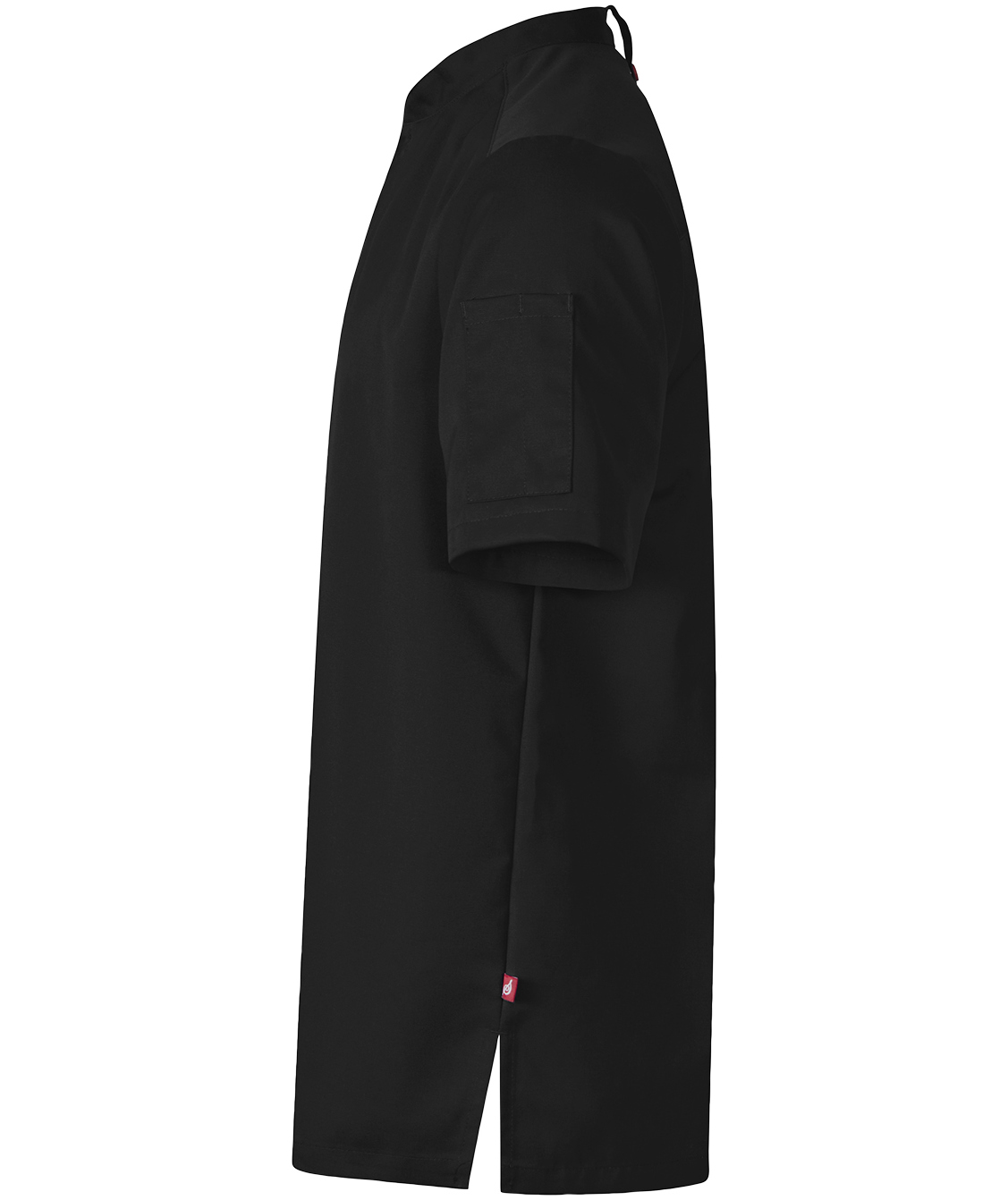 Segers 1097 kort&auml;rmad kockskjorta, Svart, large image number 4