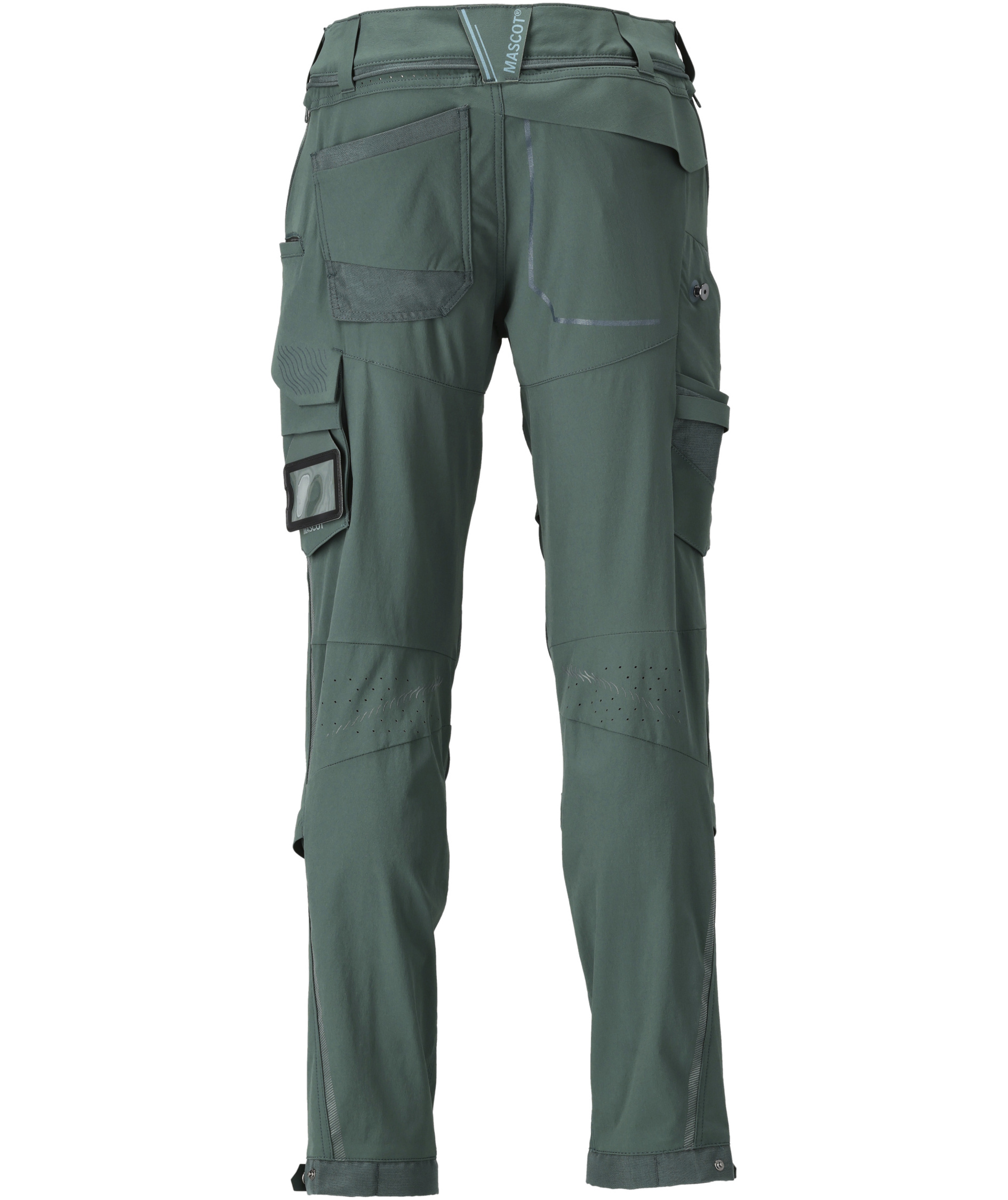 Mascot Customized arbejdsbukser full stretch, Skovgr&oslash;n, large image number 1