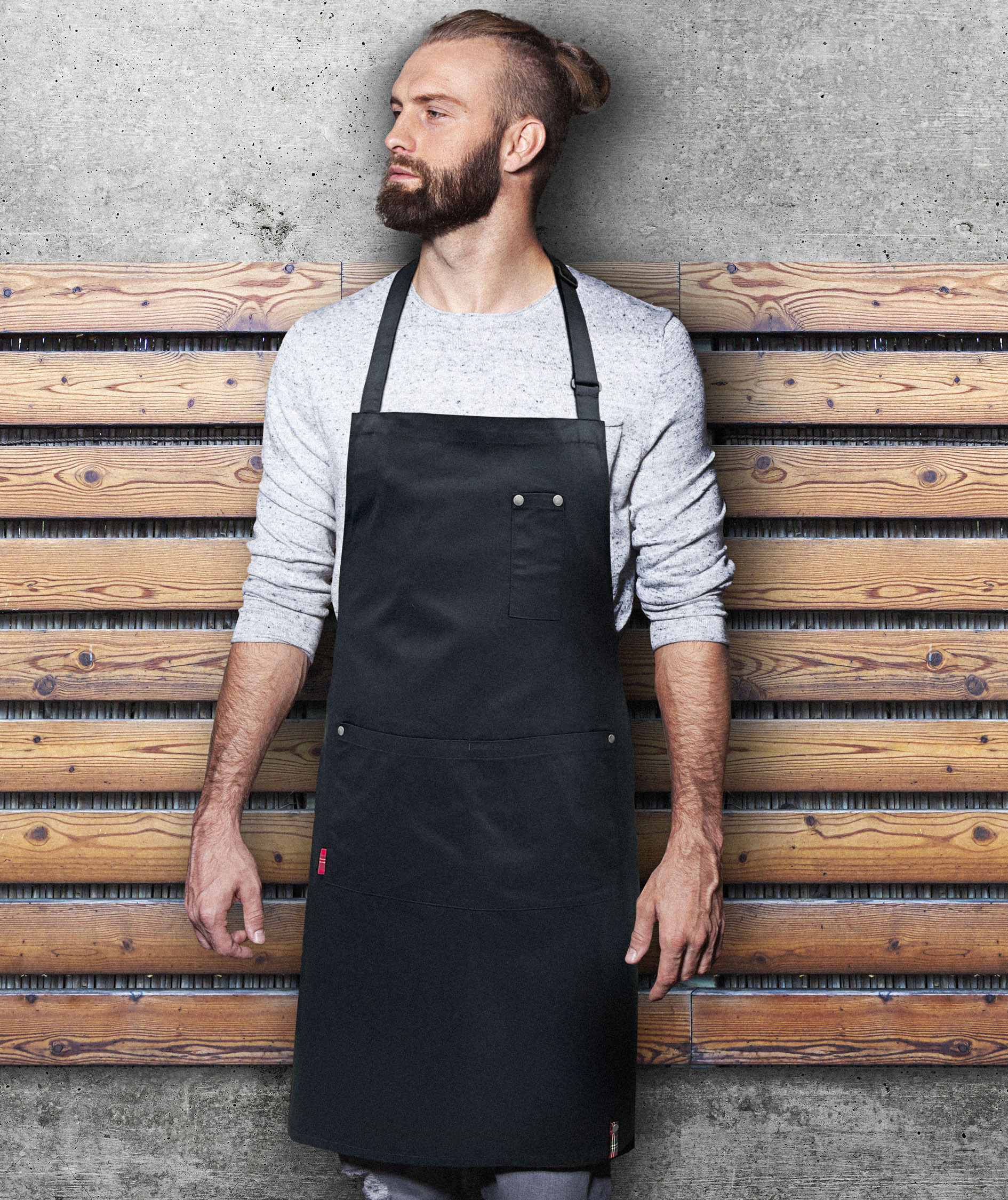 Karlowsky ROCK CHEF&reg; Latzsch&uuml;rze, Schwarz