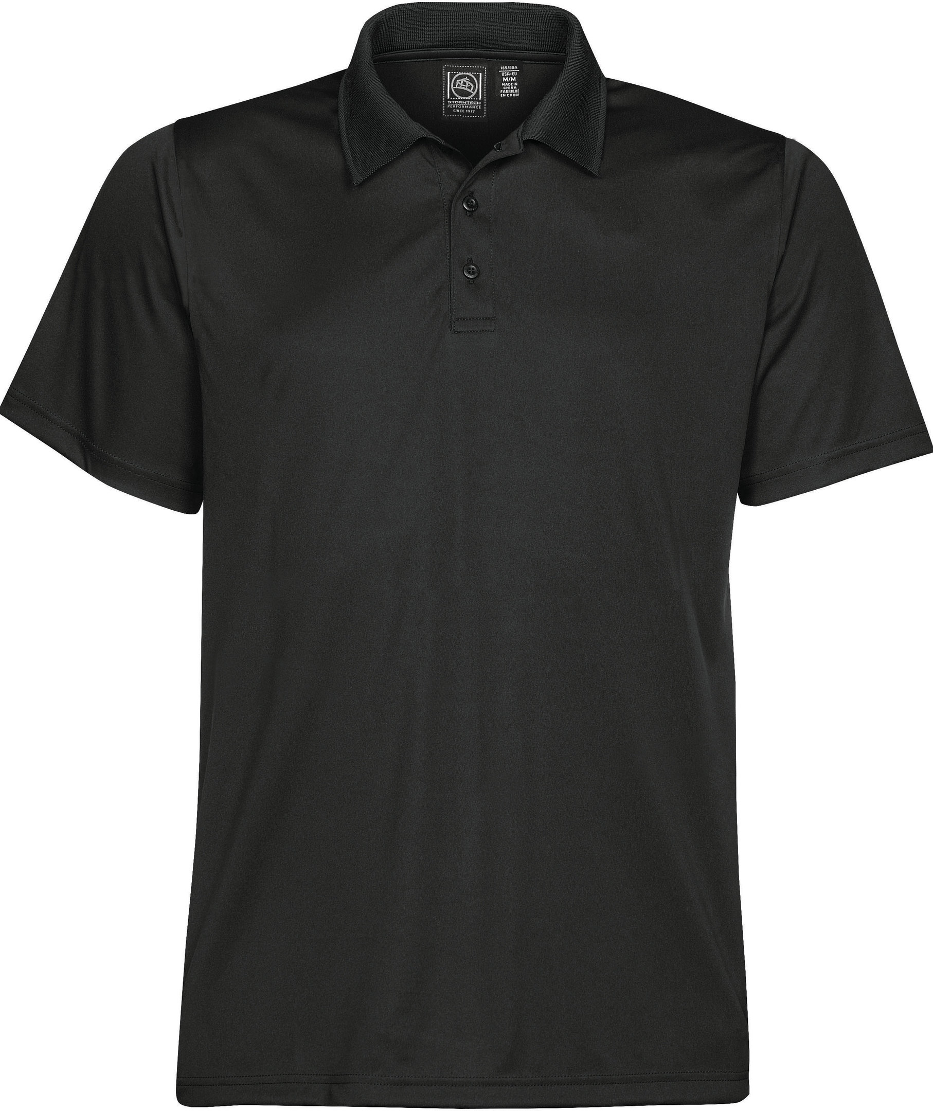 Stormtech Eclipse pique polo T-shirt, Sort