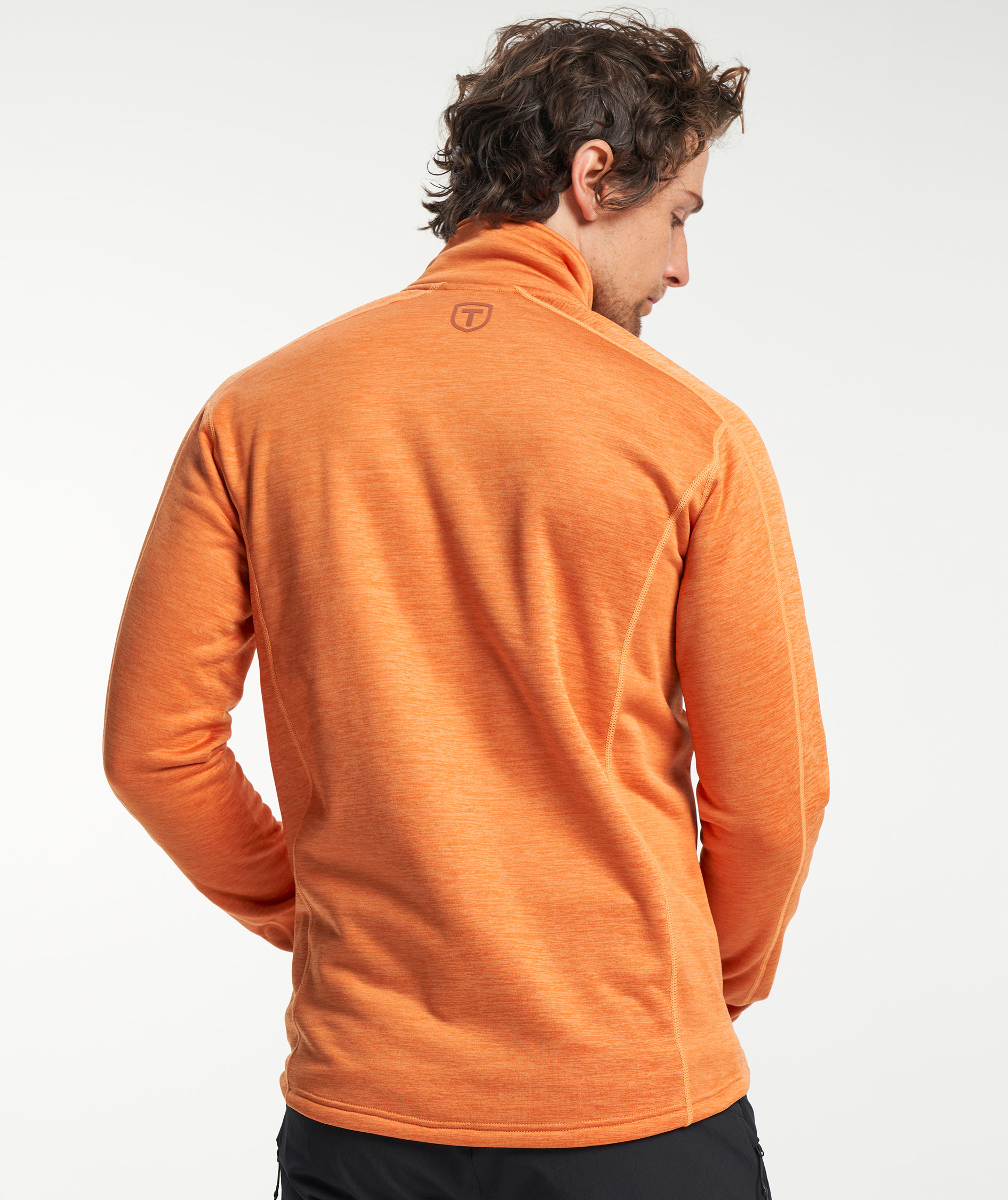 Tenson TXlite cardigan, M&ouml;rk Orange, large image number 3