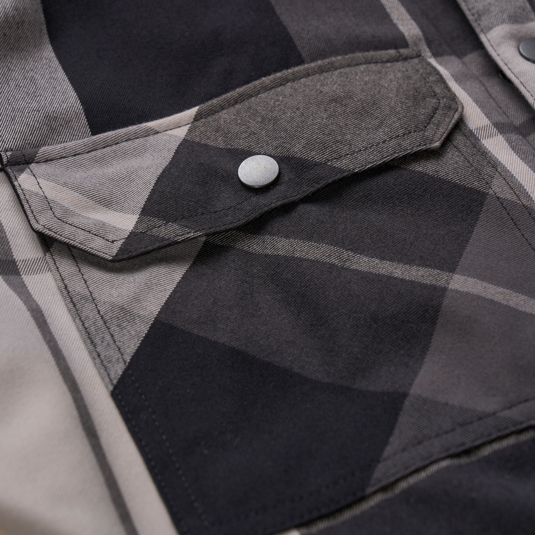 Mascot Customized flanell skjortejakke, Stein gr&aring;, large image number 6