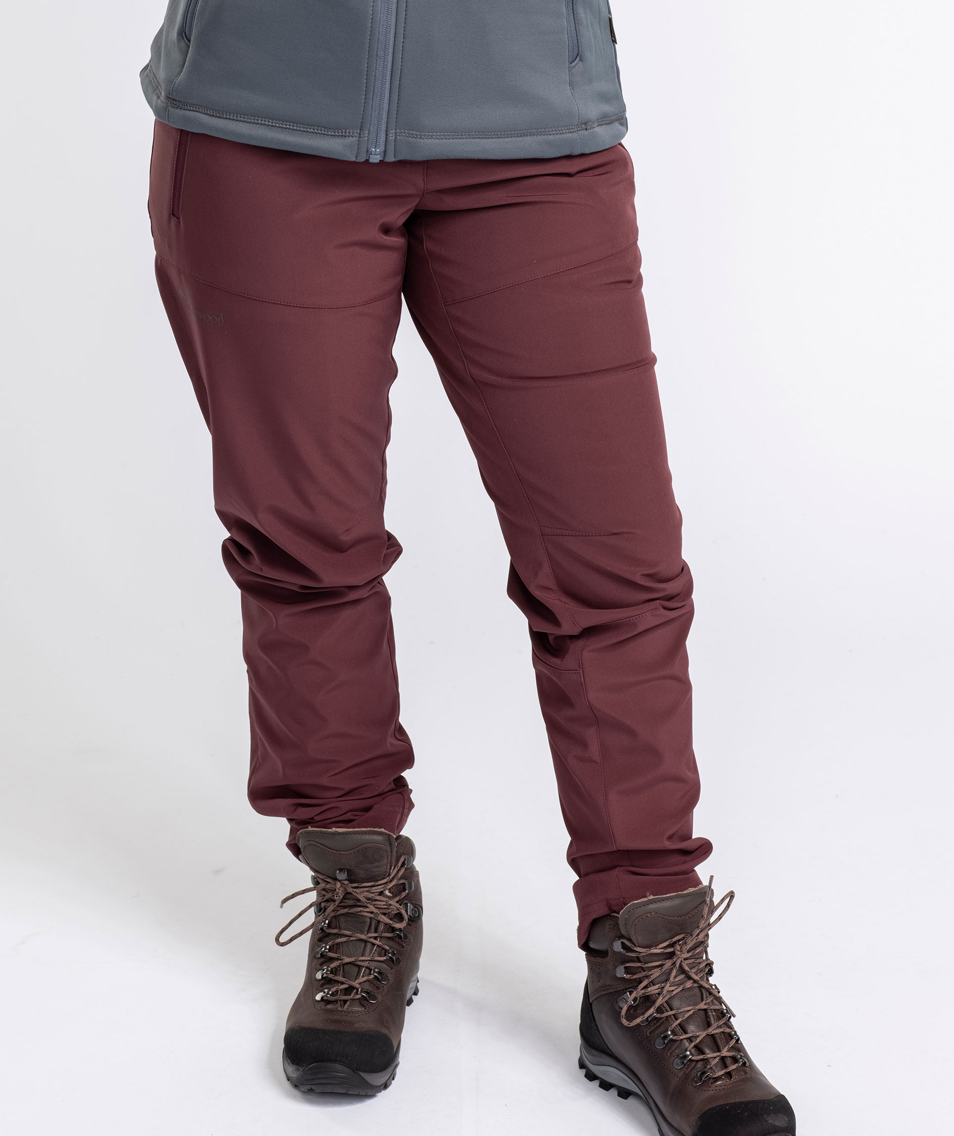 Pinewood Wilda Stretch dame skalbukser, Earth Plum, large image number 4