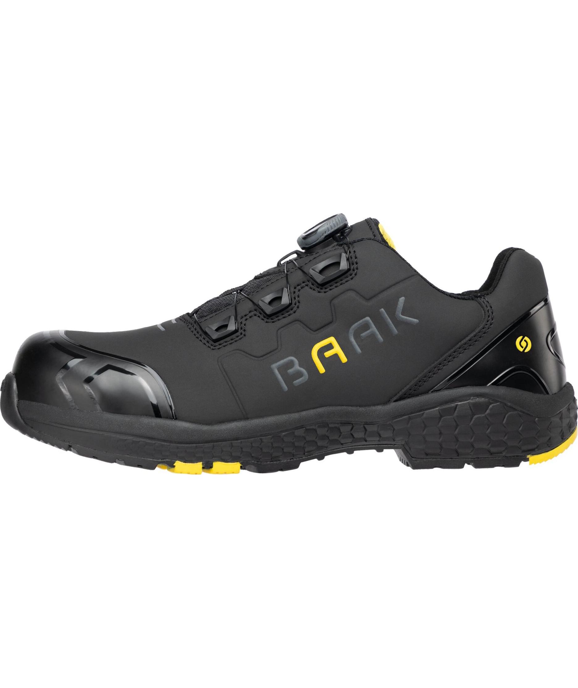 BAAK Alex safety shoes S3S, Black/Yellow, large image number 1