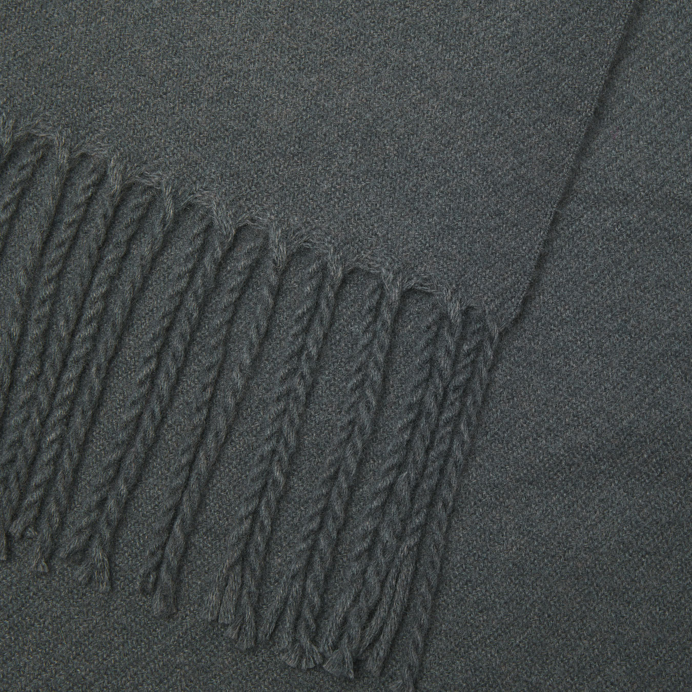Jack & Jones JACSEAN stickad sjal, Dark Grey Melange