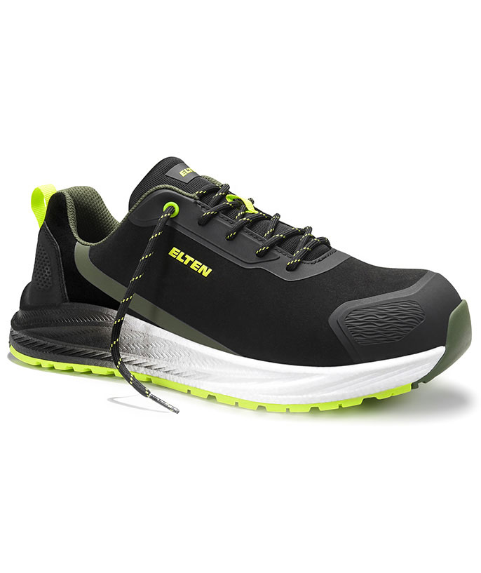 Elten Leevi XXNF sikkerhedssko S3S, Black/Lime, large image number 2