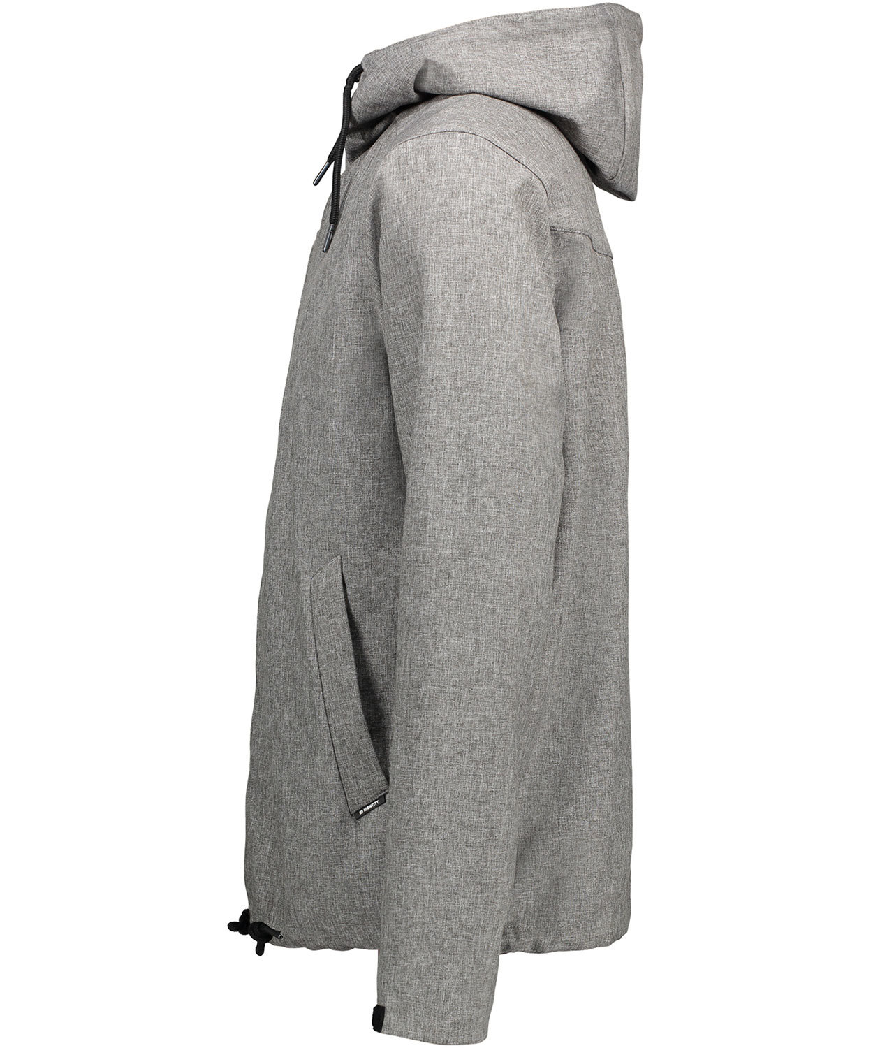 ID Casual softshelljakke m. h&aelig;tte, Gr&aring;&nbsp;Melange, large image number 2