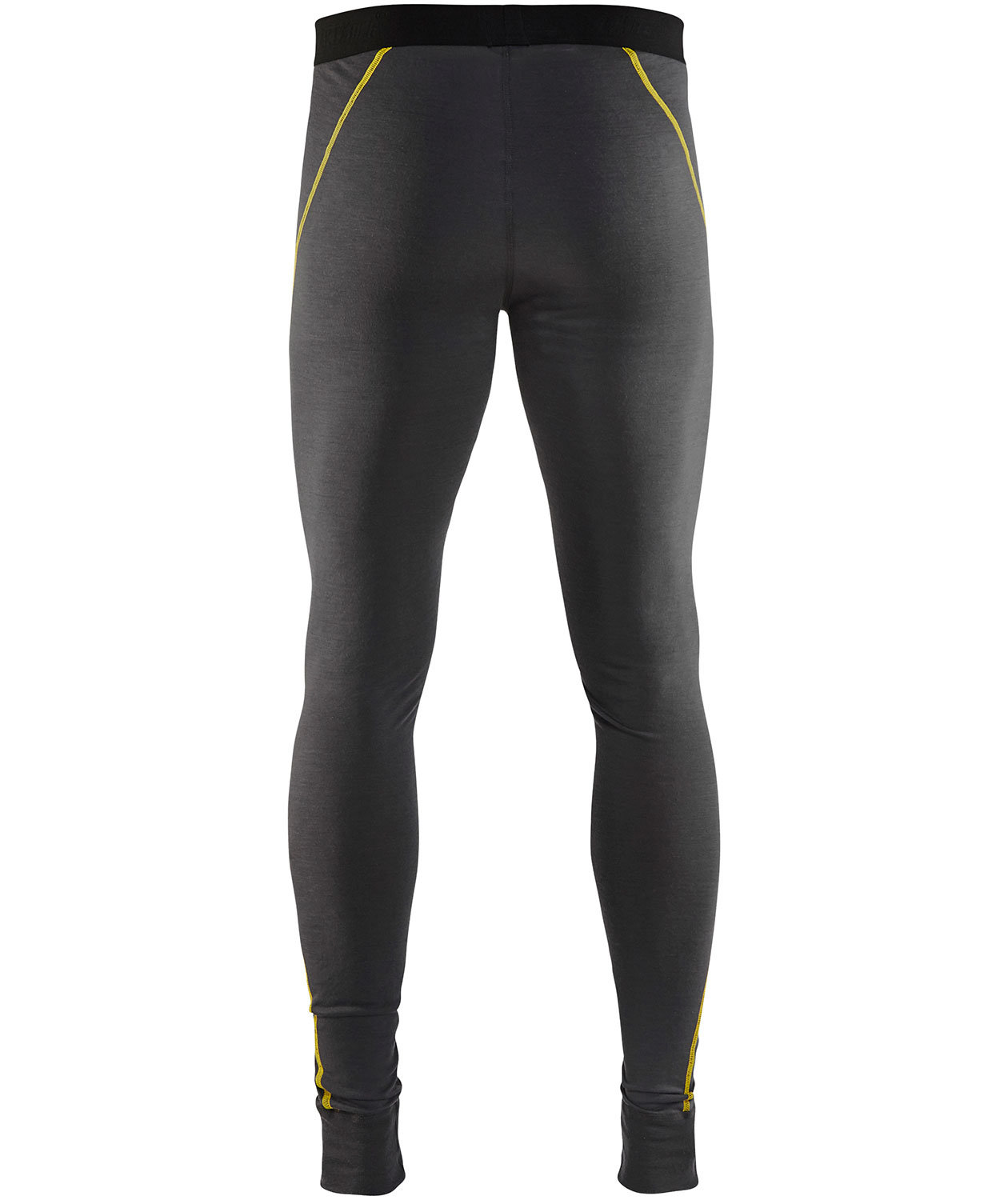 Bl&aring;kl&auml;der XLIGHT l&aring;ngkalsonger med merinoull, Gr&aring;/Gul