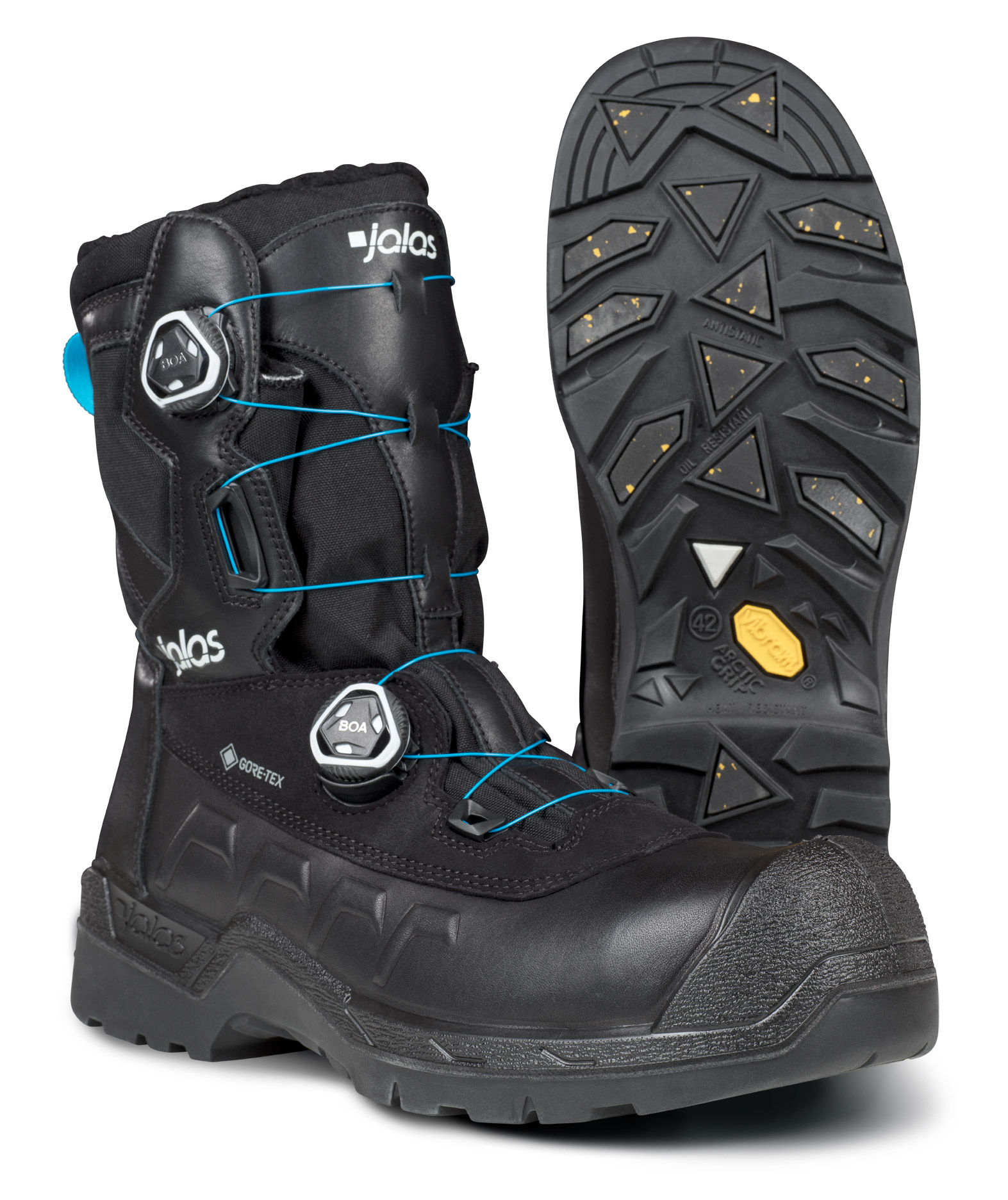 Jalas 1398 Heavy Duty Win GTX vinter skyddsst&ouml;vlar S3, Svart