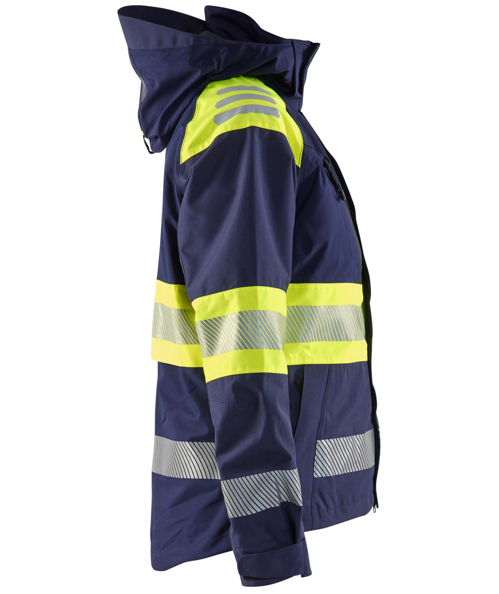 Bl&aring;kl&auml;der women's shell jacket, Marine/Hi-Vis yellow, large image number 2