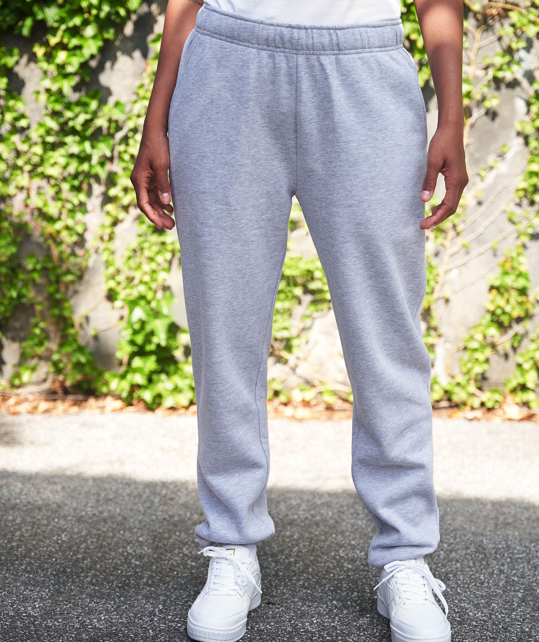 ID Joggebukse, Gr&aring; melange, large image number 2