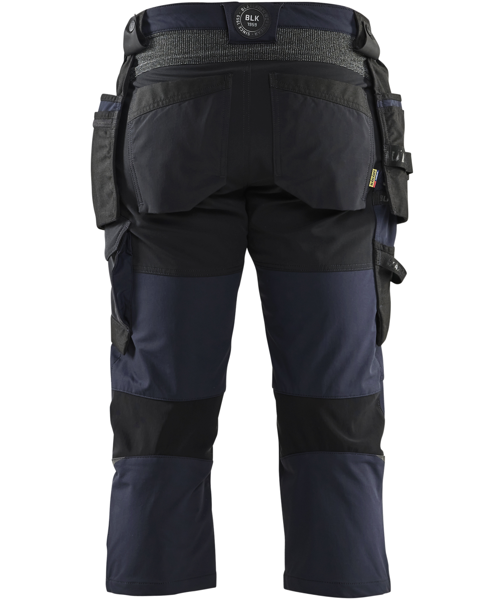 Bl&aring;kl&auml;der craftsman knee pants full stretch, Marine Blue/Black, large image number 2