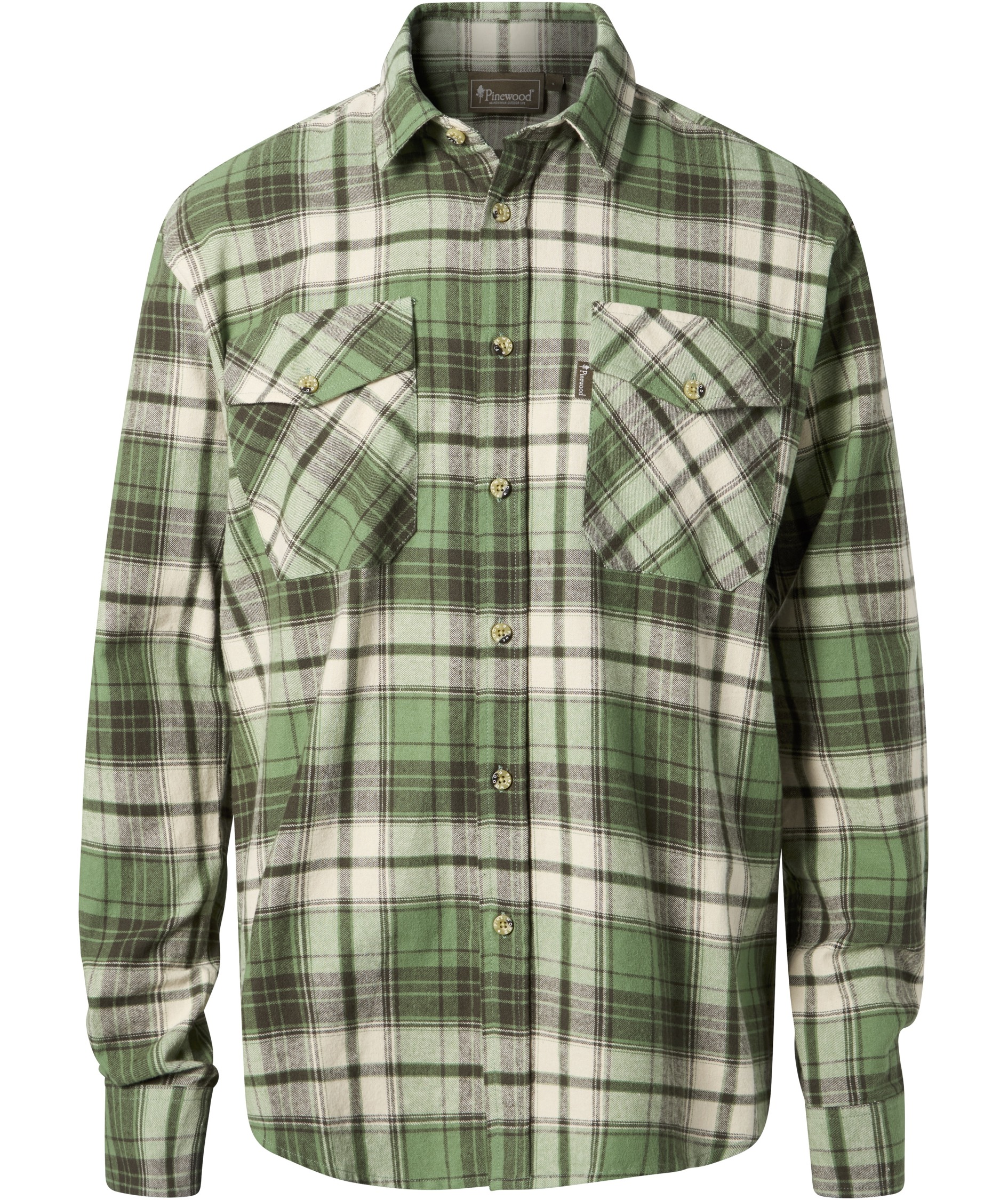 Pinewood H&auml;rjedalen regular fit flannel skovmandsskjorte, 