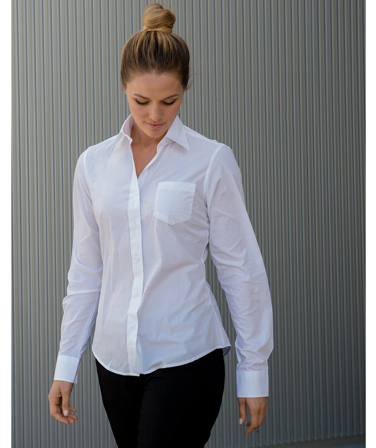 YOU Helena poplinskjorta dam, Vit