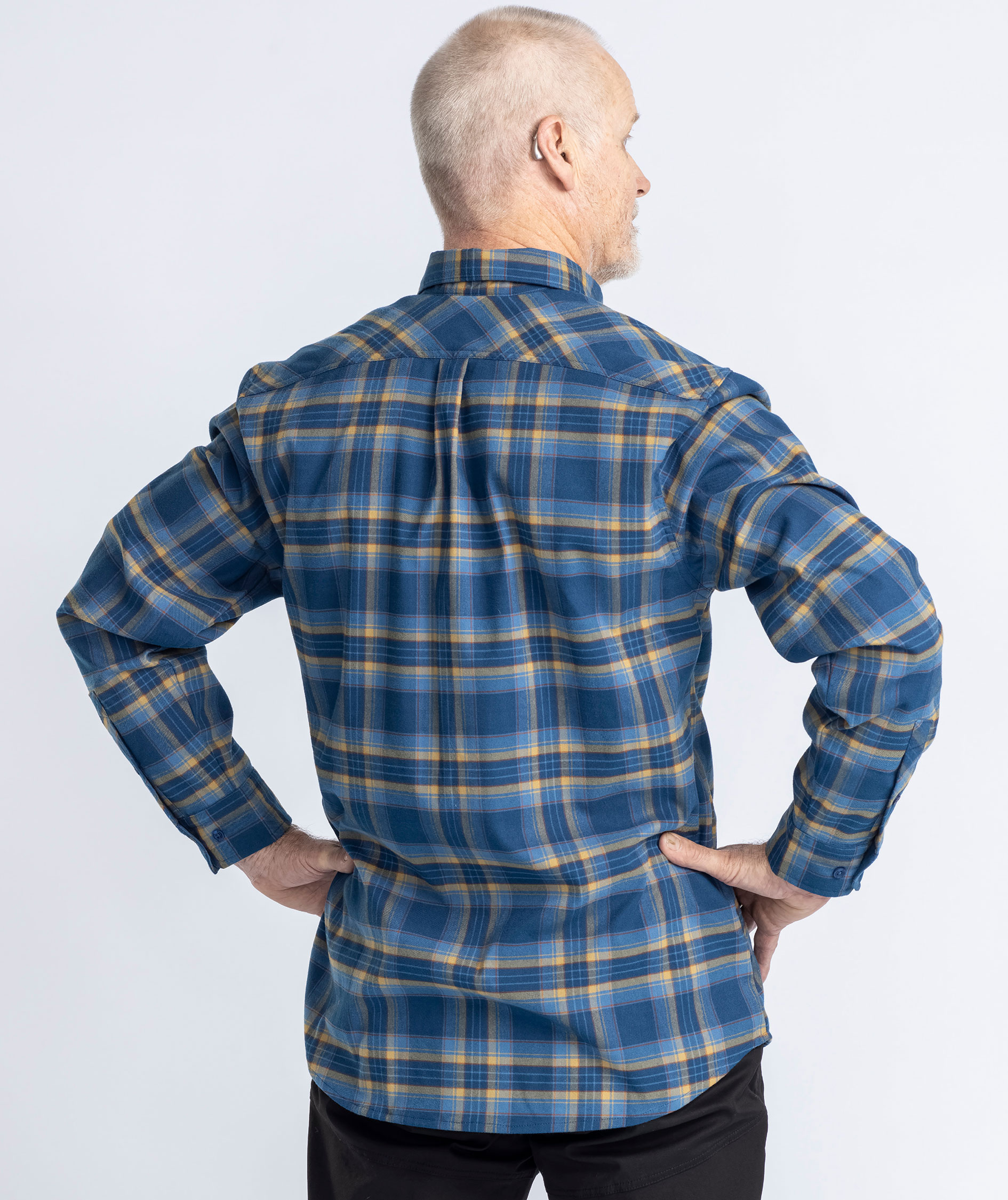 Pinewood Abisko Hiking Regular Fit skjorte, Dark Azur Blue, large image number 3