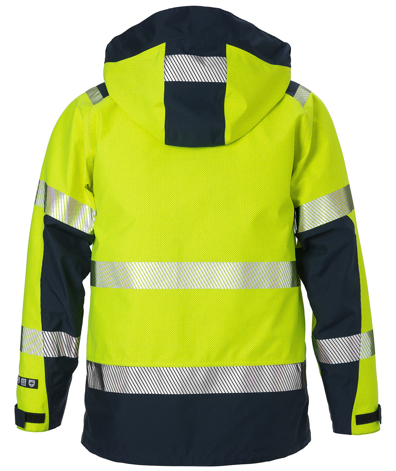 Fristads arbetsjacka 4095, Varsel gul/marinbl&aring;