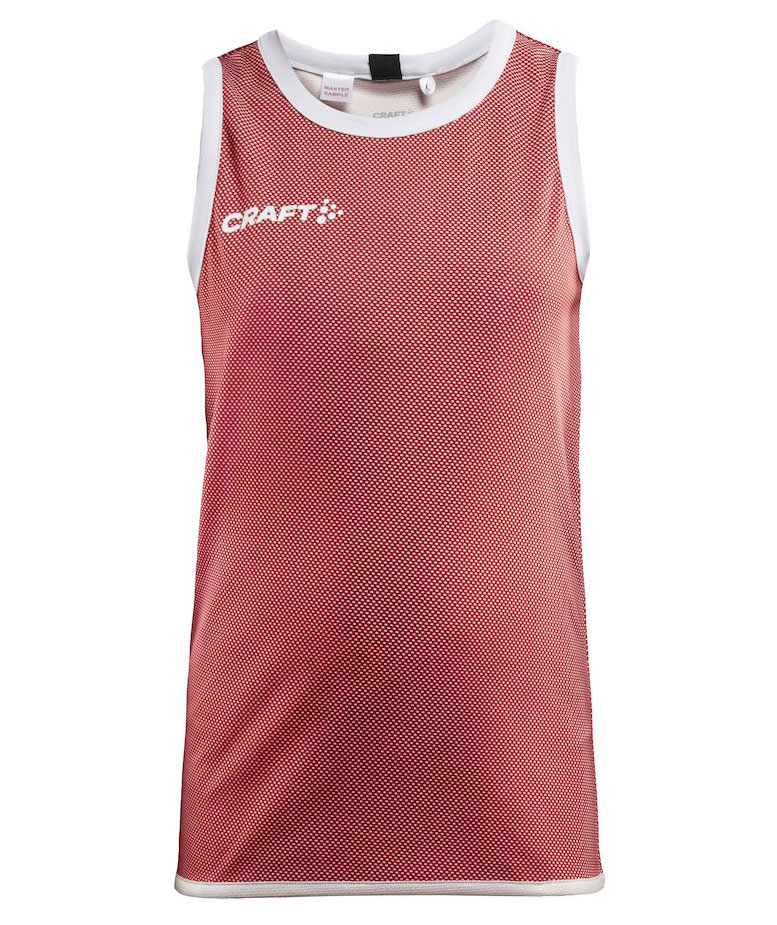 Craft Progress Wende Basket Tank Top f&uuml;r Kinder, Bright red/white, Bright red/white, swatch