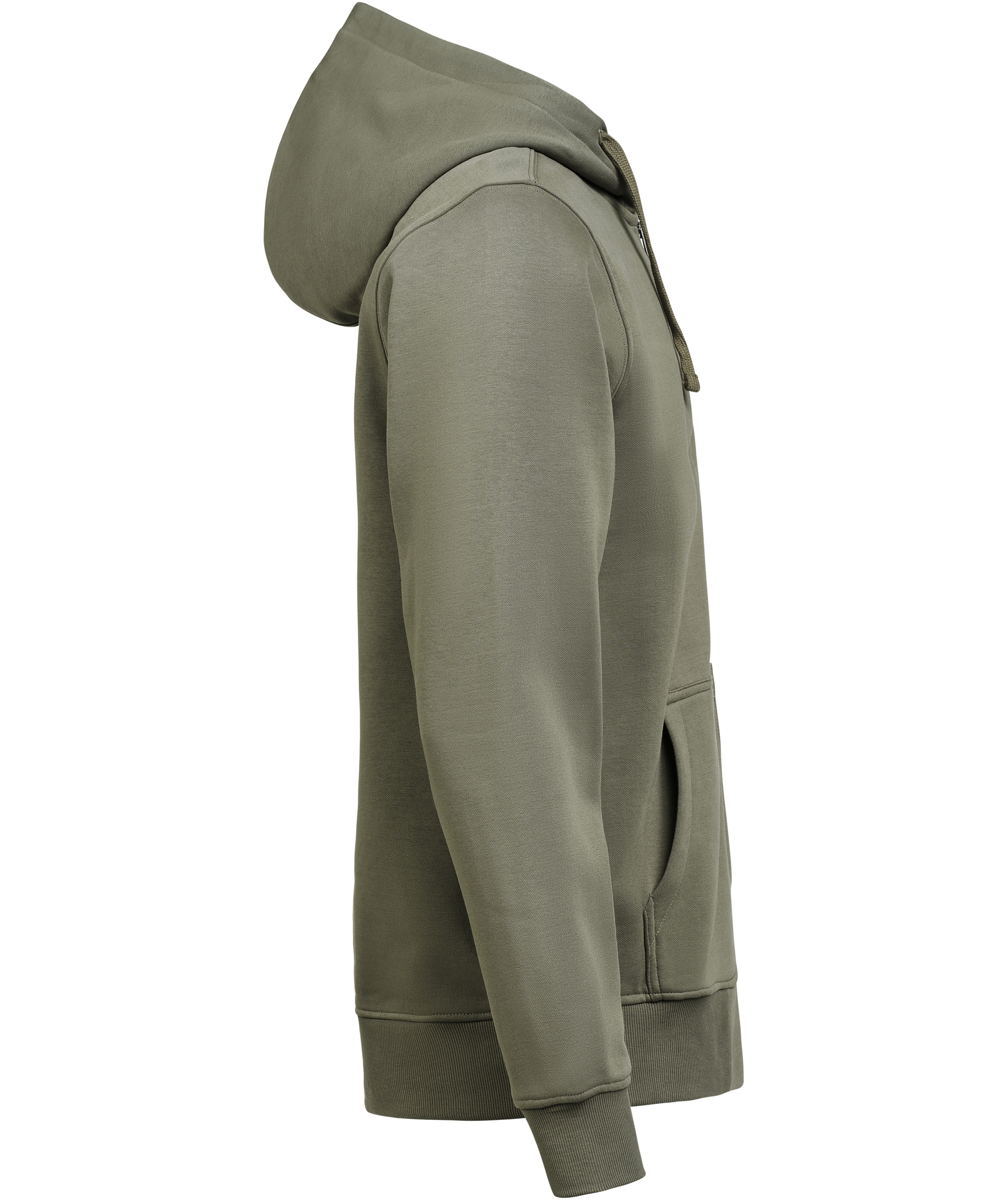 UM Regular fit hoodie med dragkedja, Thyme, large image number 2