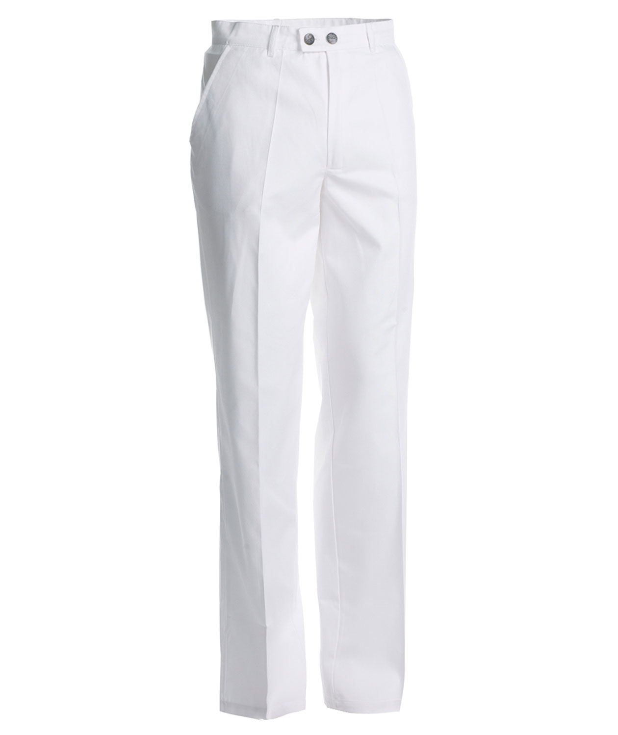 Nybo Workwear HACCP bukser benl&aelig;ngde 86 cm, Hvid, large image number 0