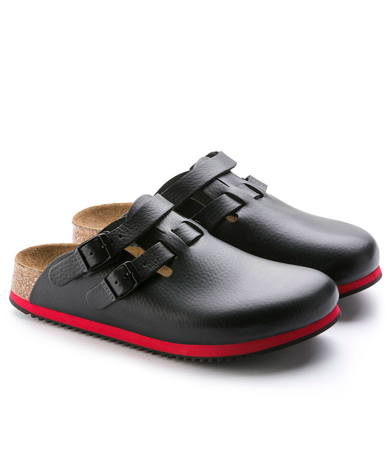 Birkenstock Kay Regular Fit sandaler, Svart/R&ouml;d, large image number 5