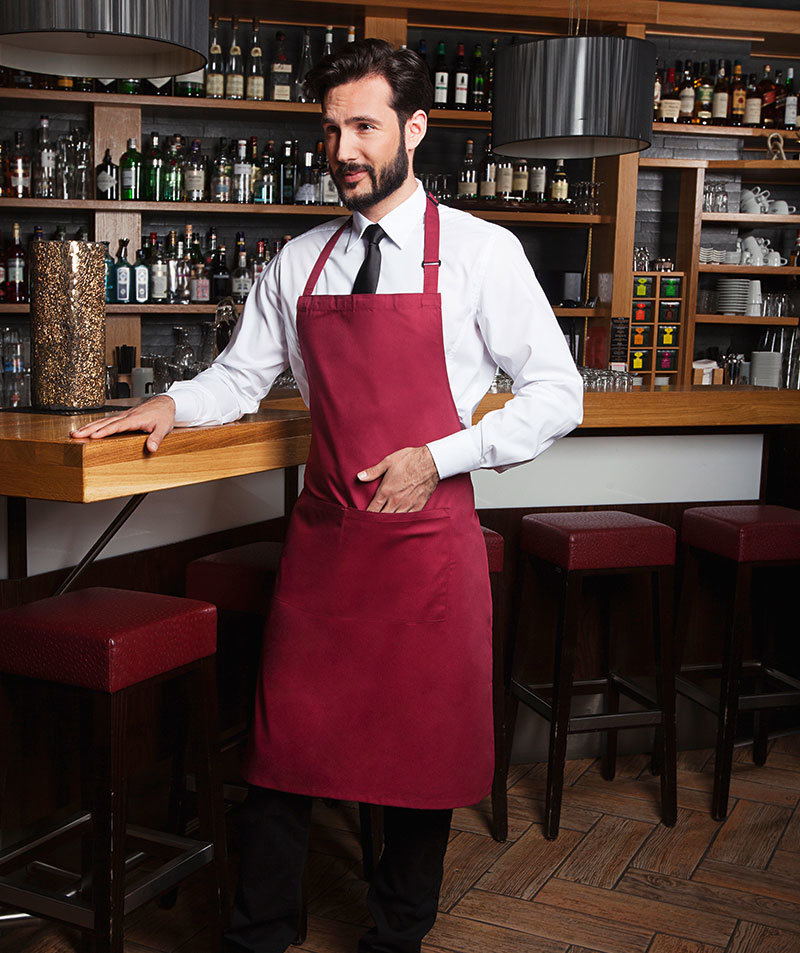 Karlowsky Basic sm&aelig;kforkl&aelig;de med lommer, Bordeaux, Bordeaux, large image number 1