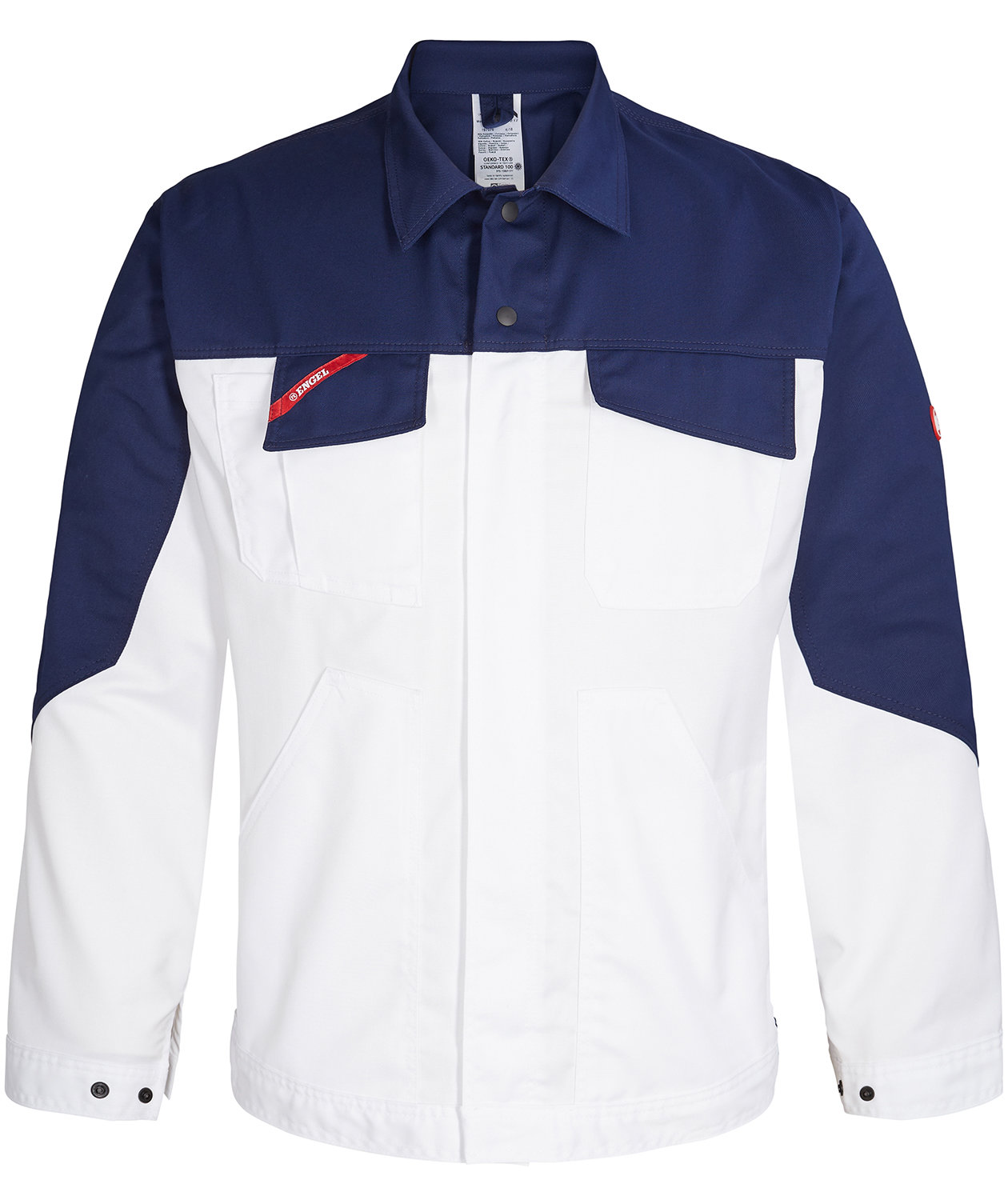 Engel Enterprise arbetsjacka, Vit/Marinbl&aring;