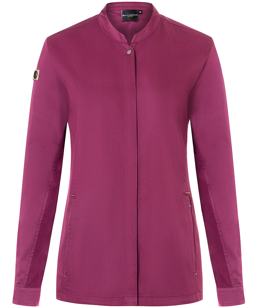 Karlowsky Green-Generation women's chefs jacket, Fuchsia, large image number 0