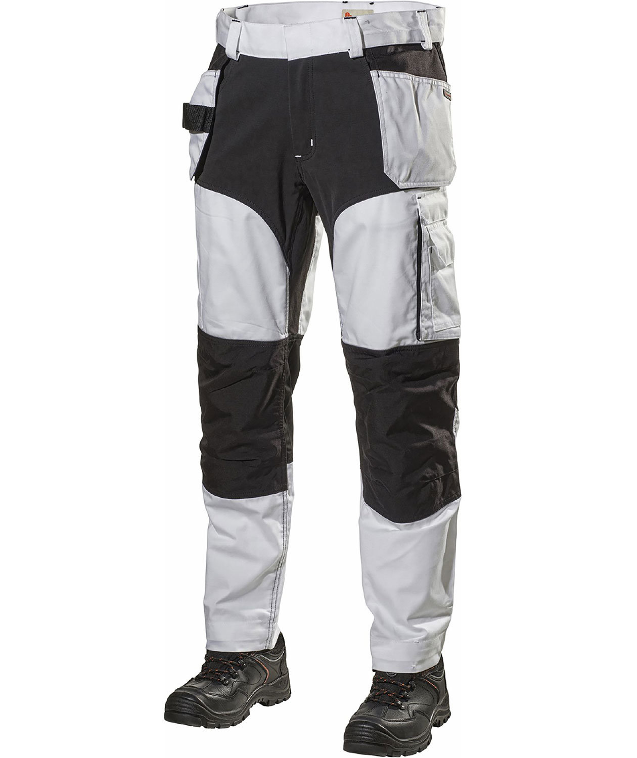 L.Brador h&aring;ndv&aelig;rkerbukser 1843PB, Hvid, Hvid, swatch