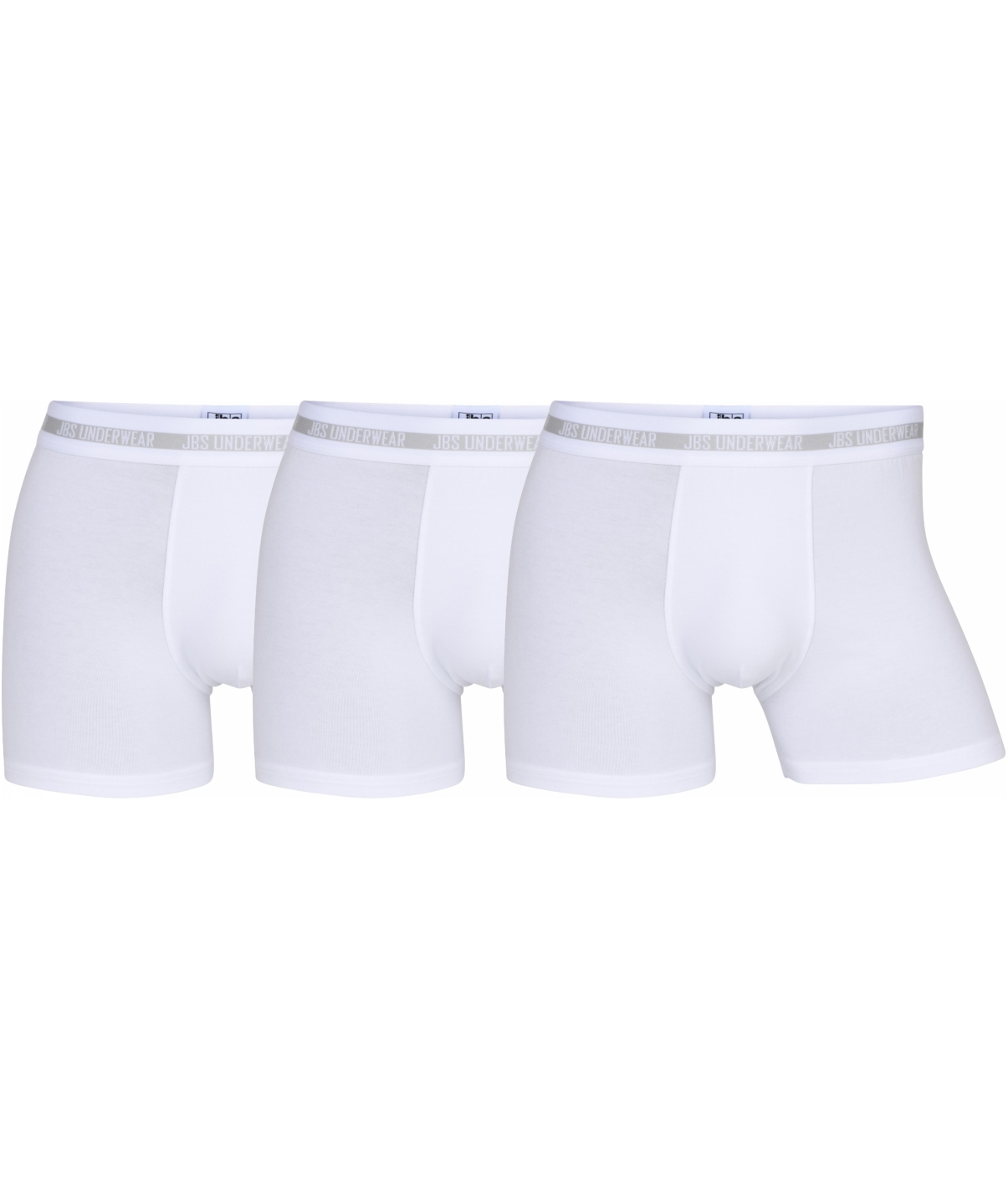 JBS 3-pak boxershorts med bambus, Hvid
