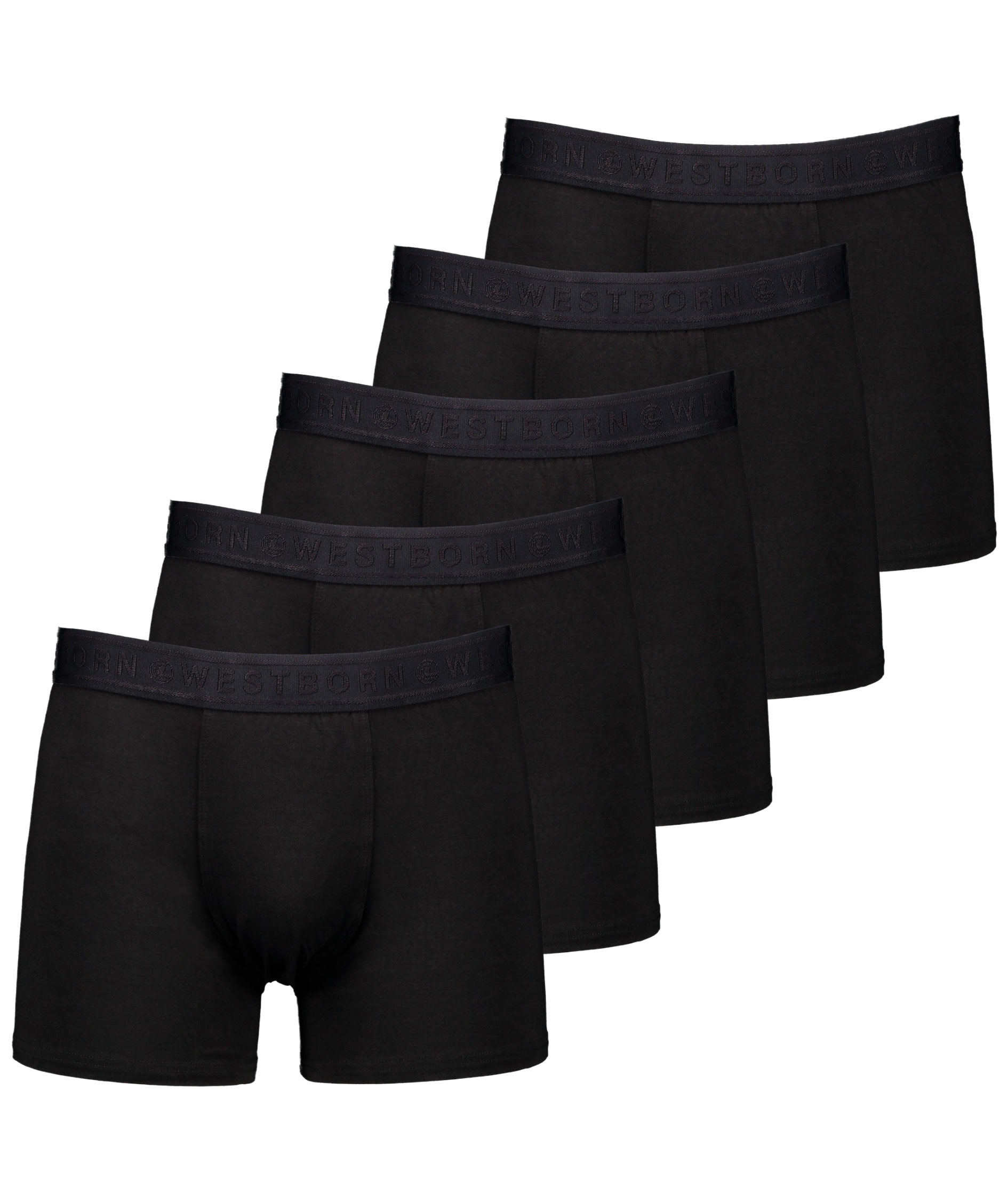 Westborn 5er-Pack Boxershorts mit Bambus