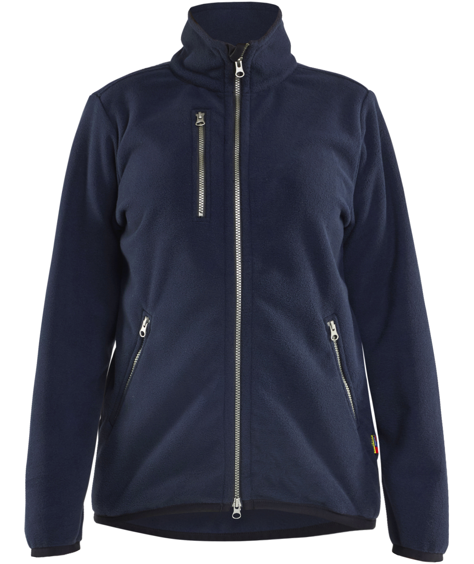 Bl&aring;kl&auml;der dame fleecejakke, Marinebl&aring;, Marinebl&aring;, swatch