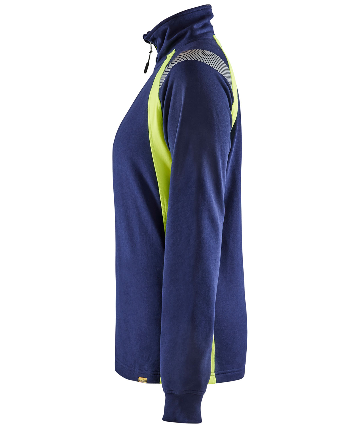 Bl&aring;kl&auml;der dame sweatshirt, Marine/Hi-Vis gul, large image number 3