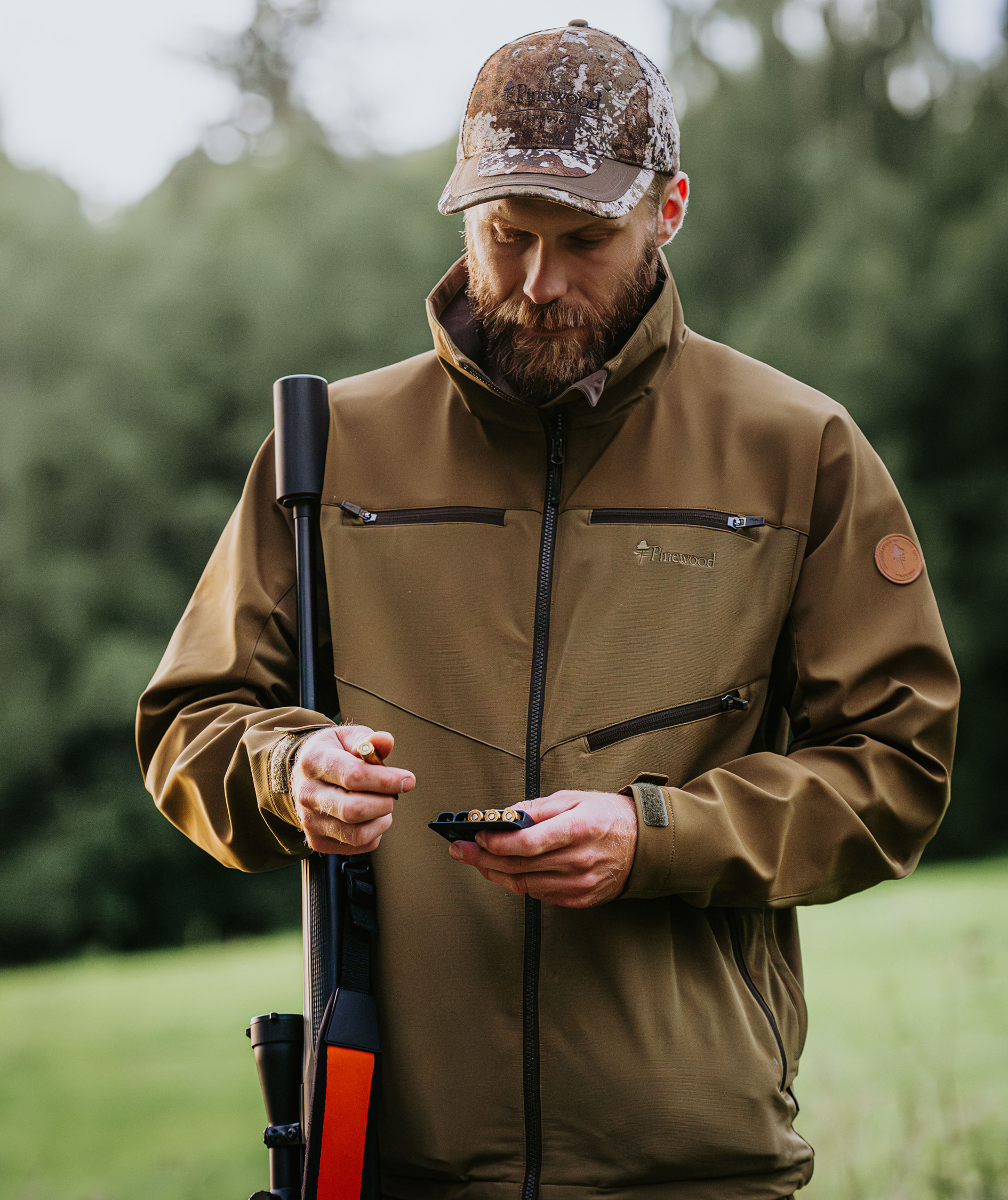 Pinewood Furudal Hunters Hybrid Stretch jakke, Olive green, large image number 1