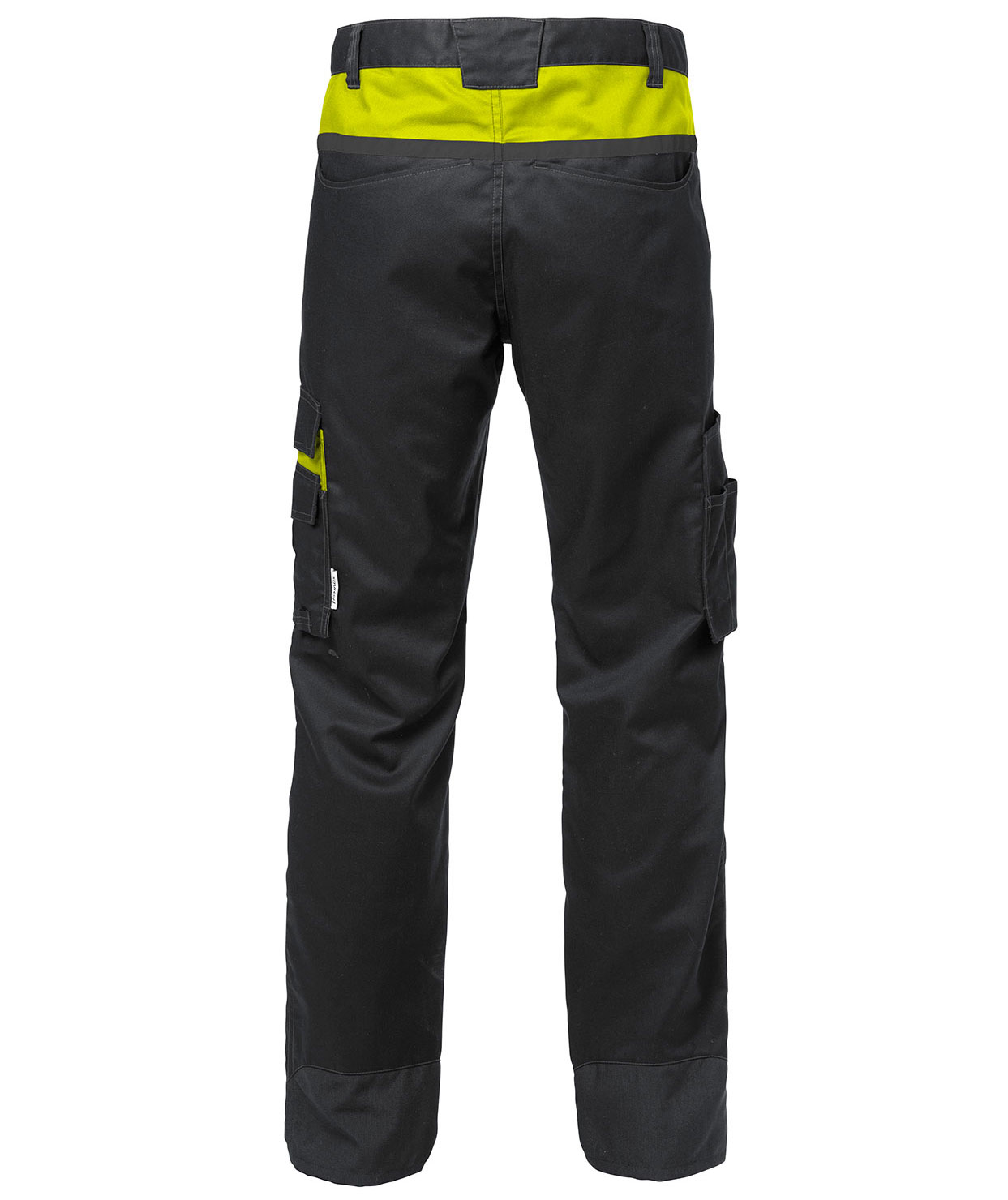 Fristads Diensthose 2552, Schwarz/Hi-Vis Gelb, large image number 1