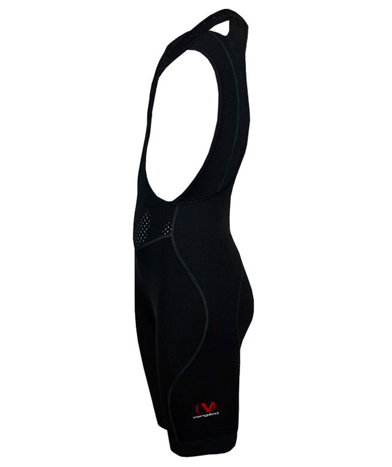 Vang&agrave;rd dame bib sykkelshorts, Svart, large image number 2