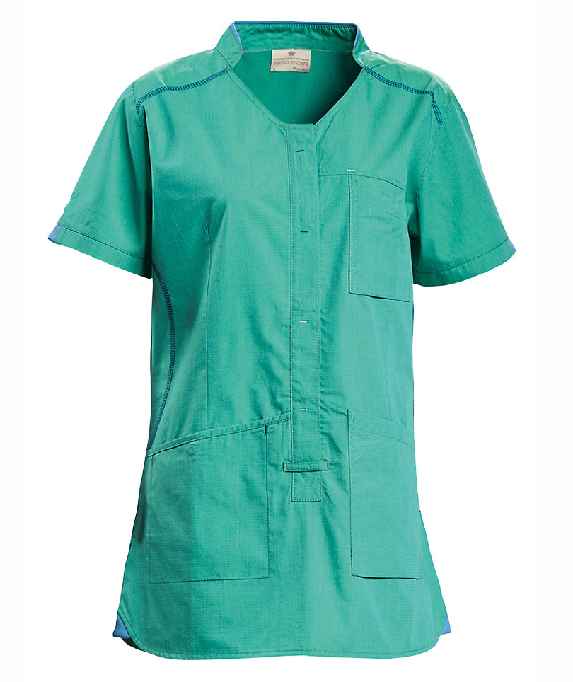 Nybo Workwear Sporty women's smock, Green, Green, swatch