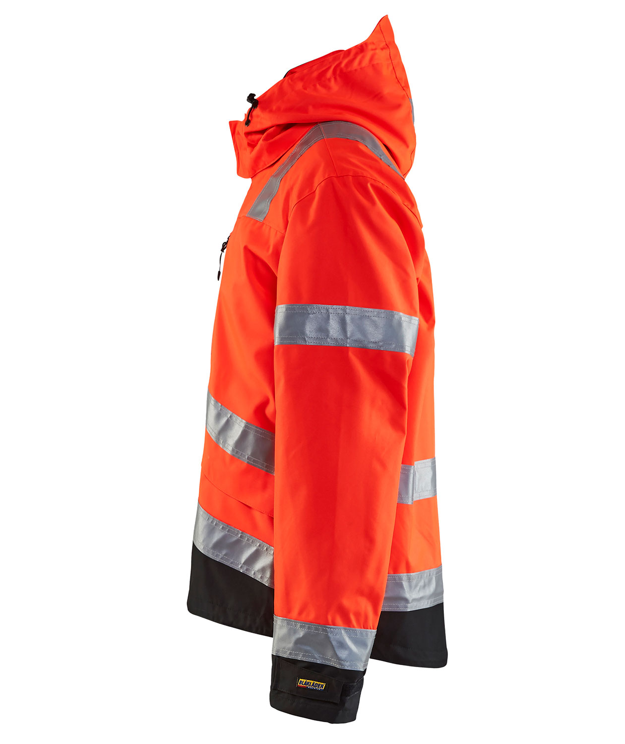 Bl&aring;kl&auml;der skaljakke, Hi-vis&nbsp;R&oslash;d/Sort, large image number 3