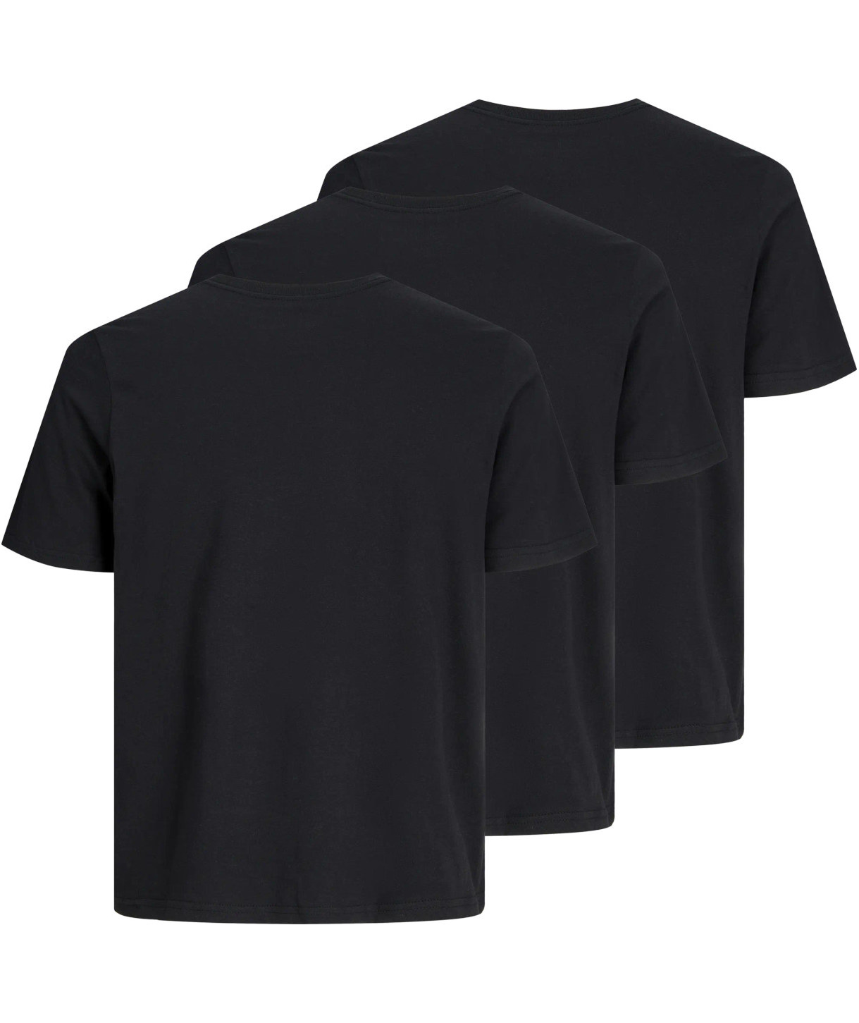 Jack & Jones JACUNDER 3-pack kort&auml;rmad undertr&ouml;ja, Black, large image number 4